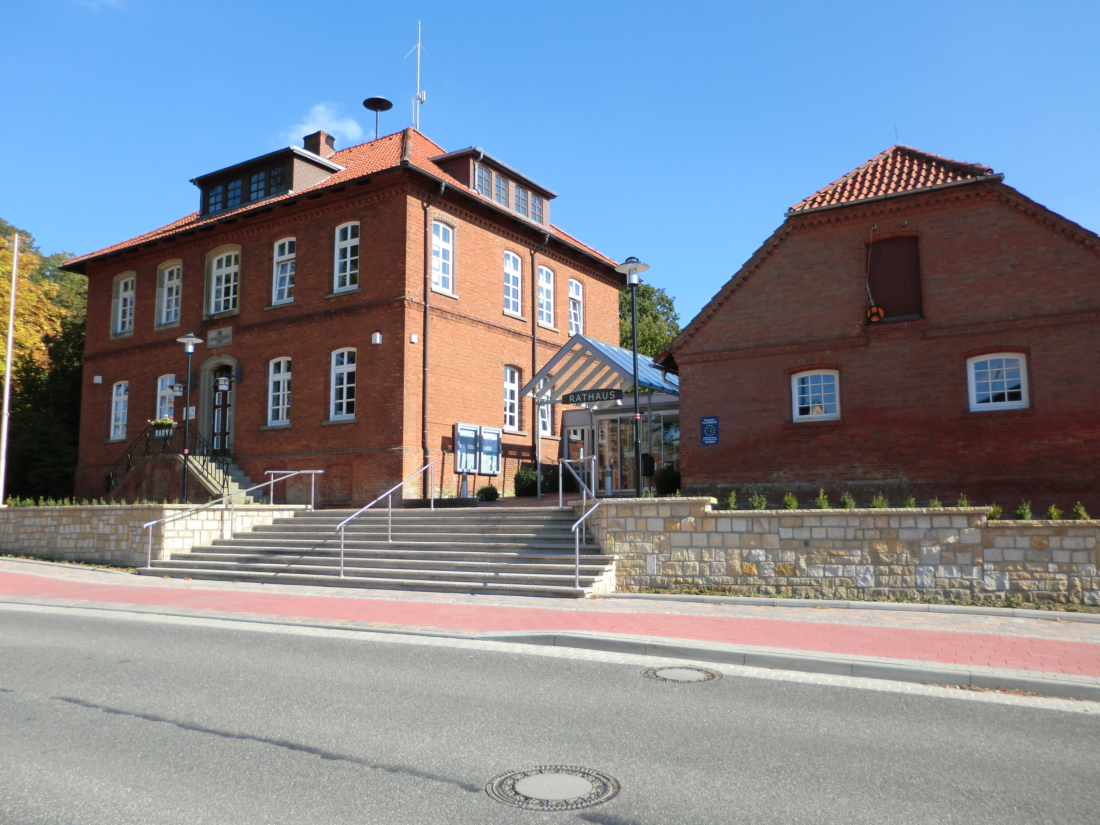 Rathaus der Gemeinde Hagen im Bremischen