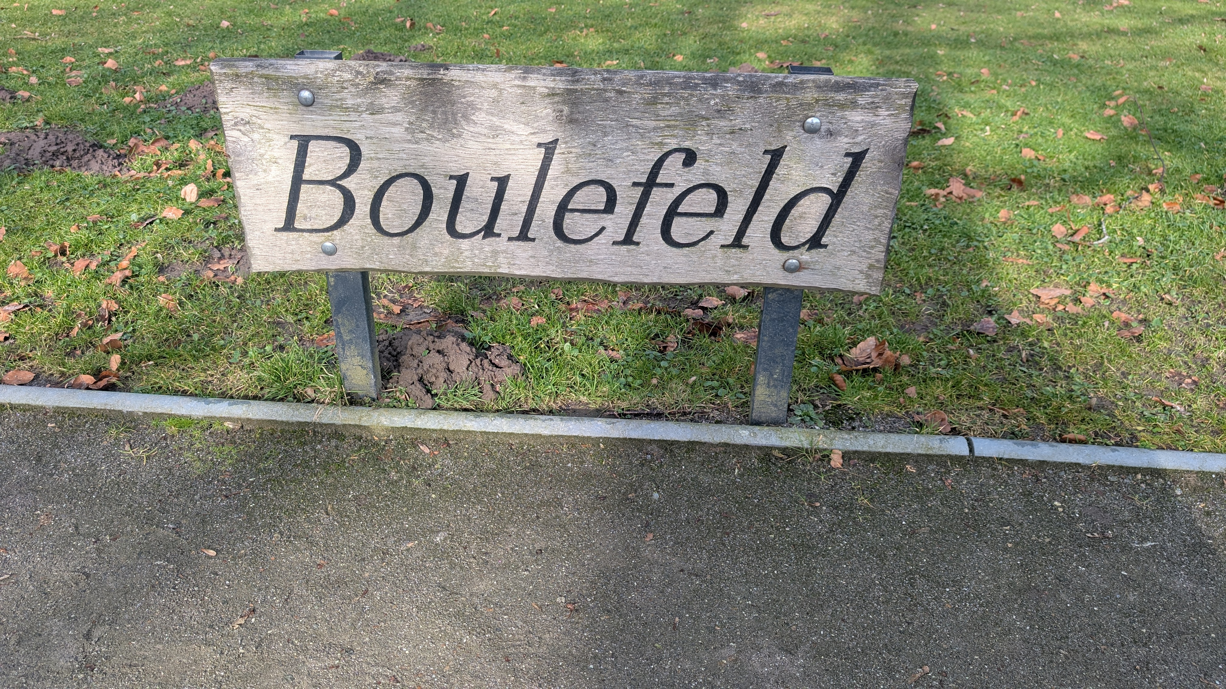 Boule-Platz im Stadtpark Otterndorf