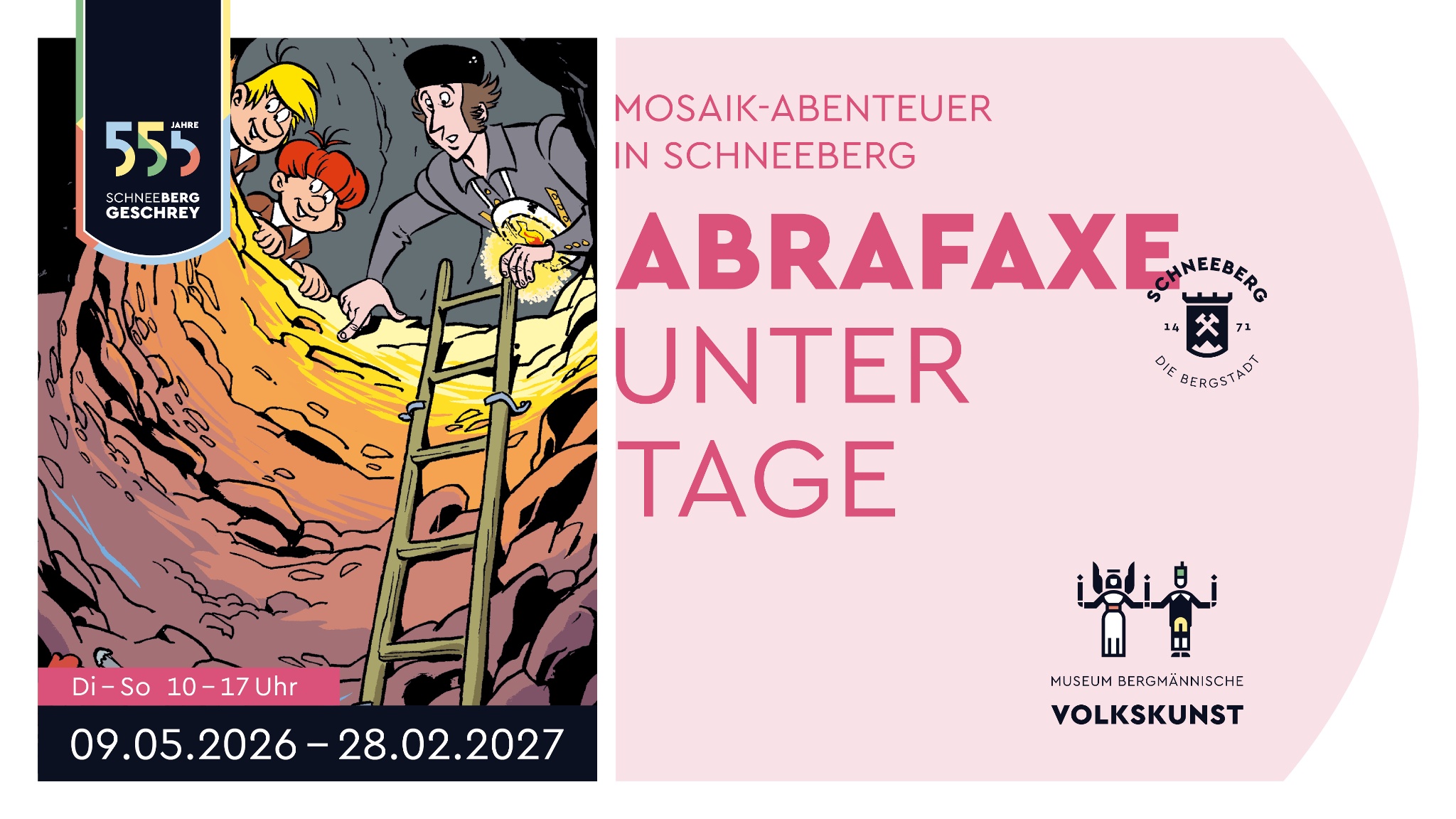MOSAIK-Abenteuer in Schneeberg – Die Abrafaxe unter Tage