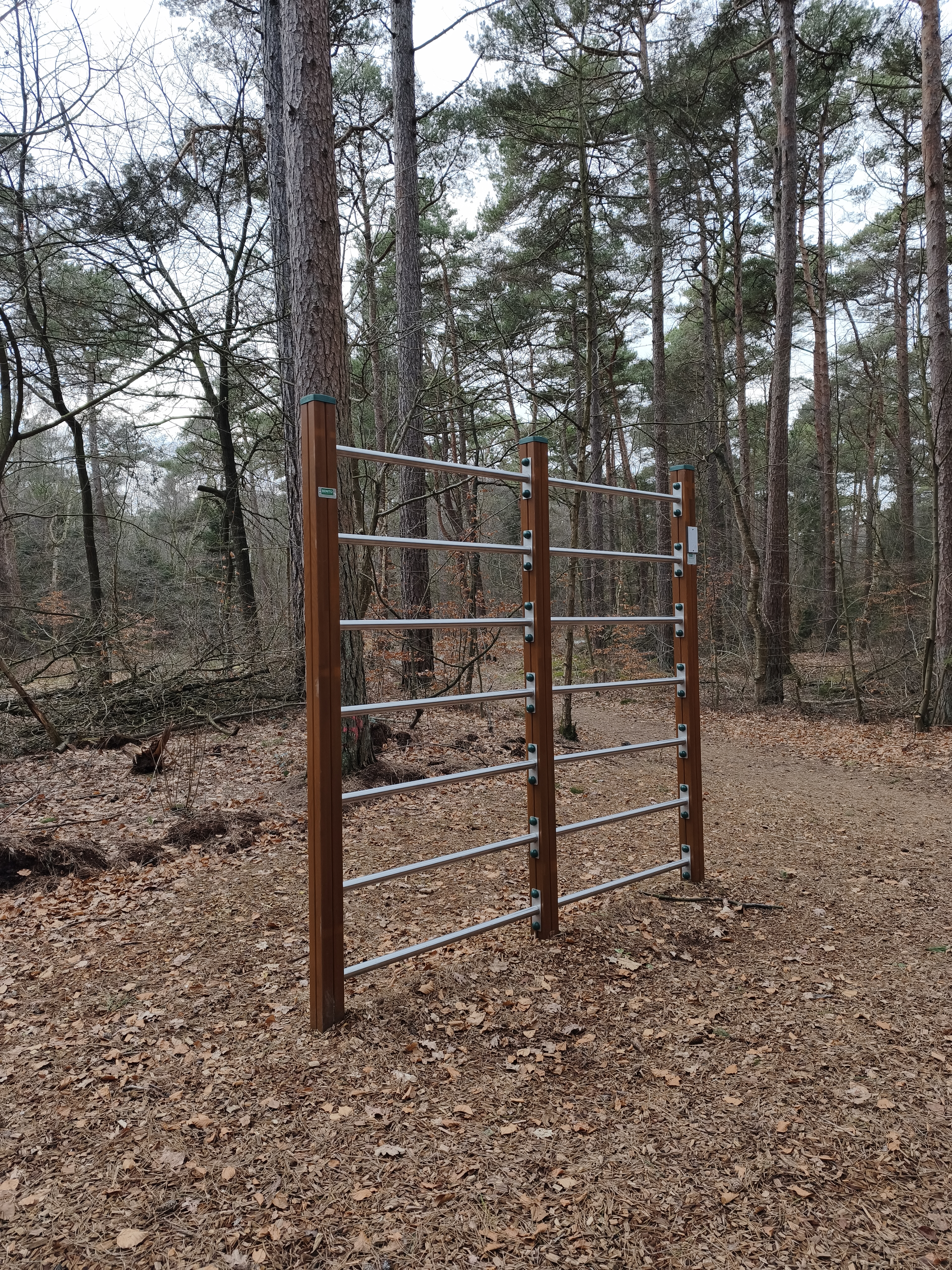 Trimm-Dich-Pfad Kletterwand