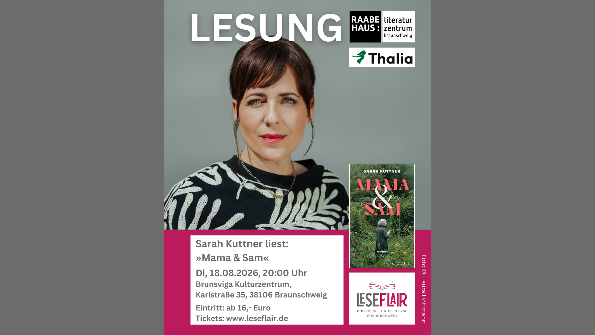 Lesung: Sarah Kuttner liest: "Mama & Sam"