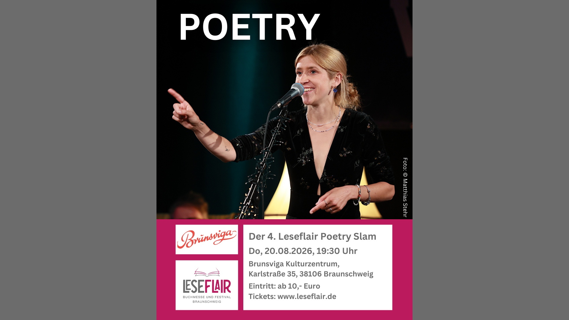 Der 4. Leseflair Poetry Slam