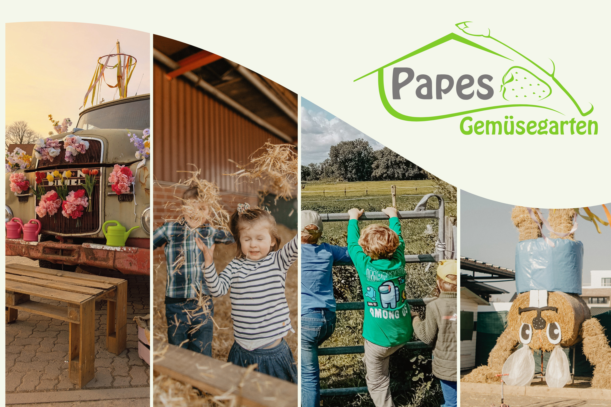 Frühlingsscheune bei Papes Gemüsegarten