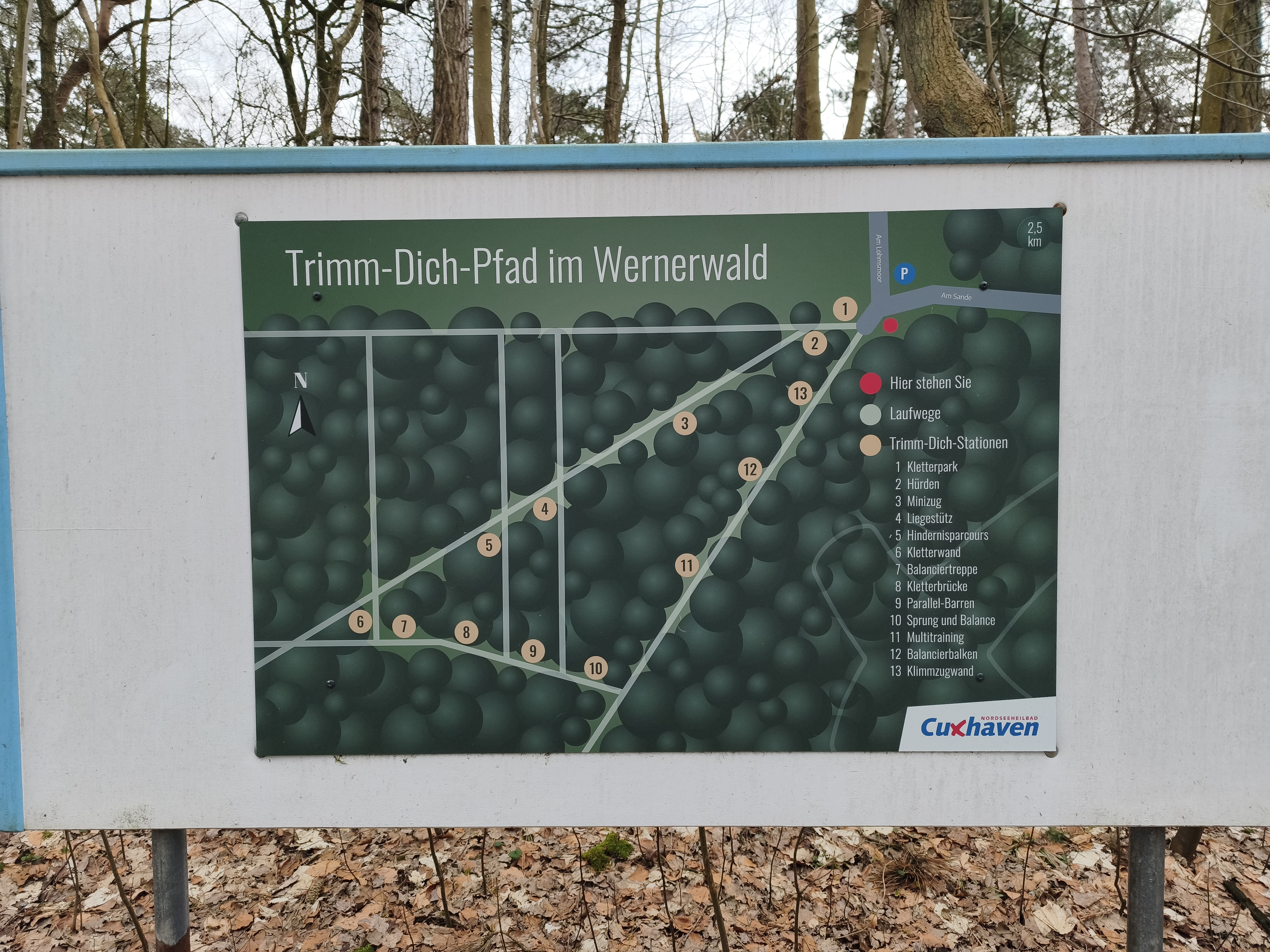 Trimm-Dich-Pfad im Wernerwald