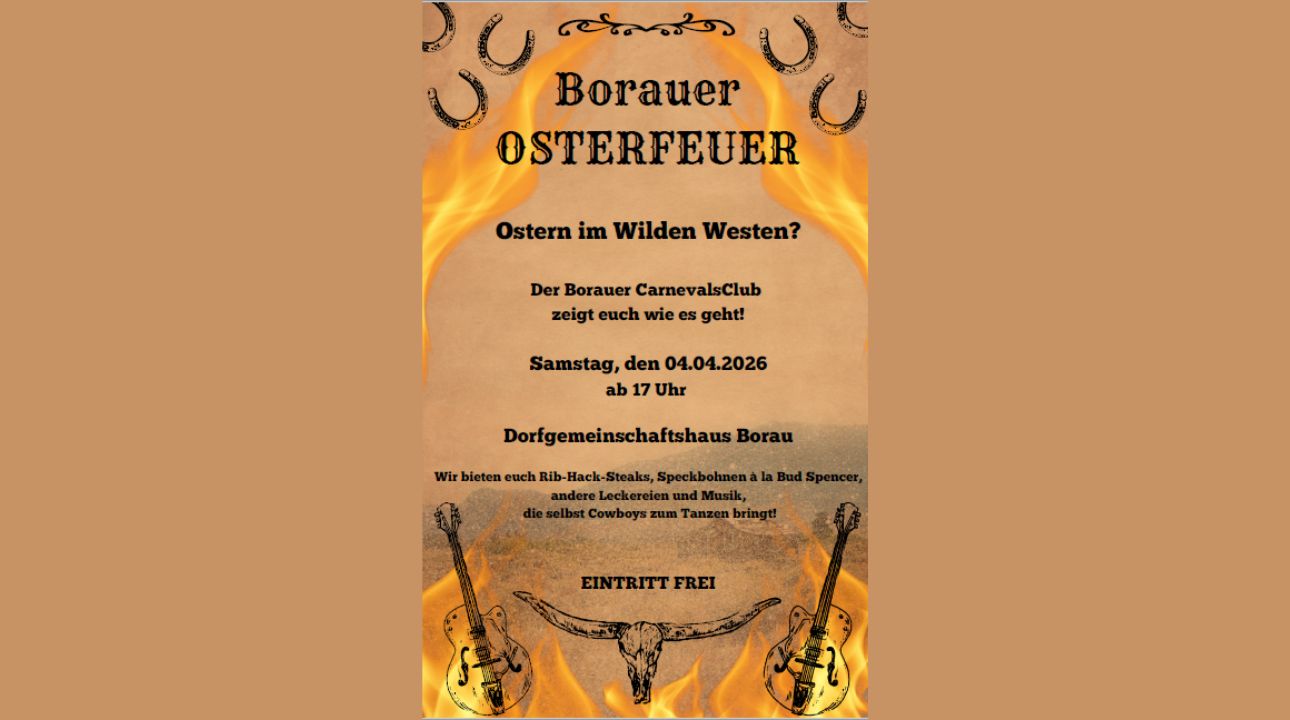 Borauer Osterfeuer