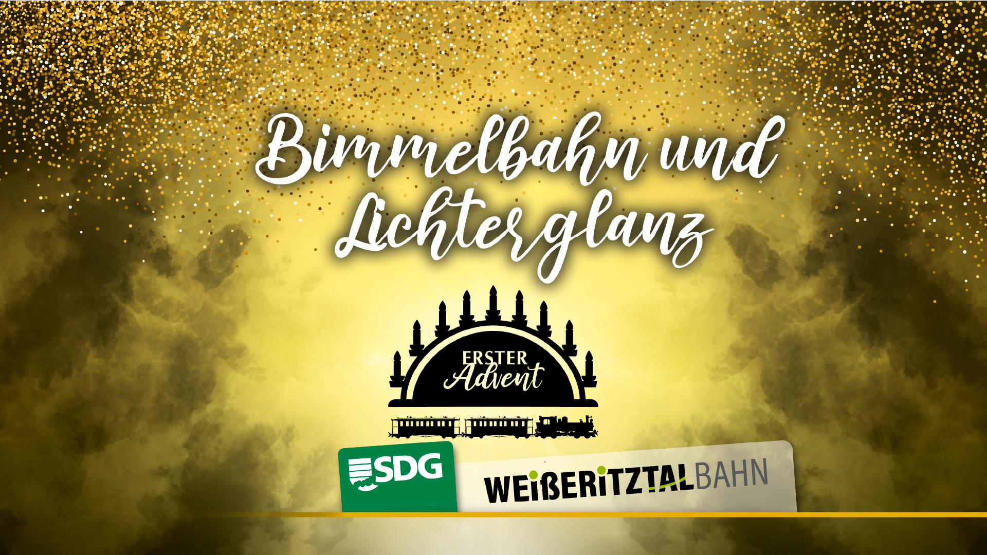 Bimmelbahn & Lichterglanz auf der Weißeritztalbahn – befahrbarer Weihnachtsmarkt