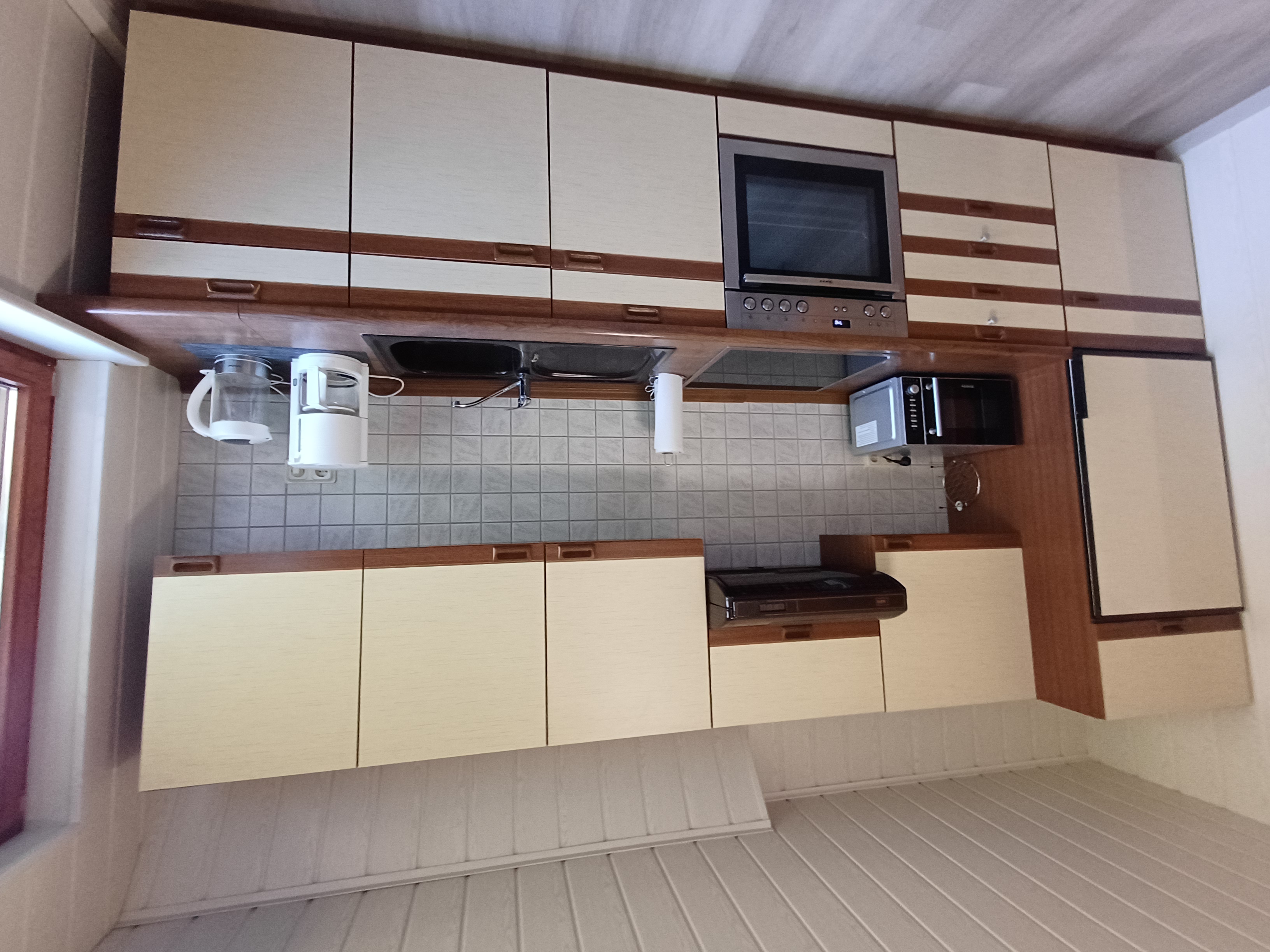 Küche in Lenas Ferienwohnung