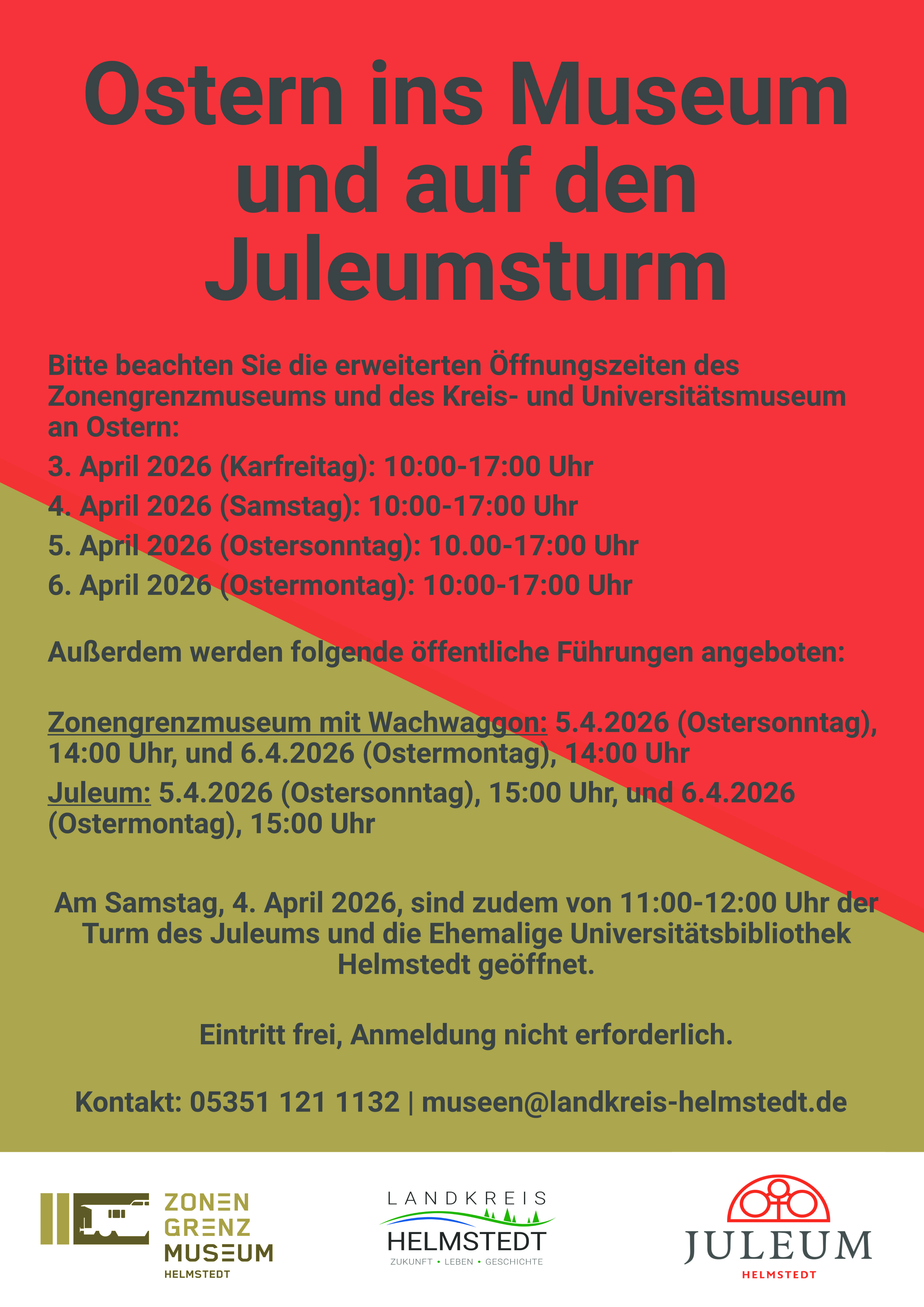 Ostern ins Museum und auf den Juleumsturm