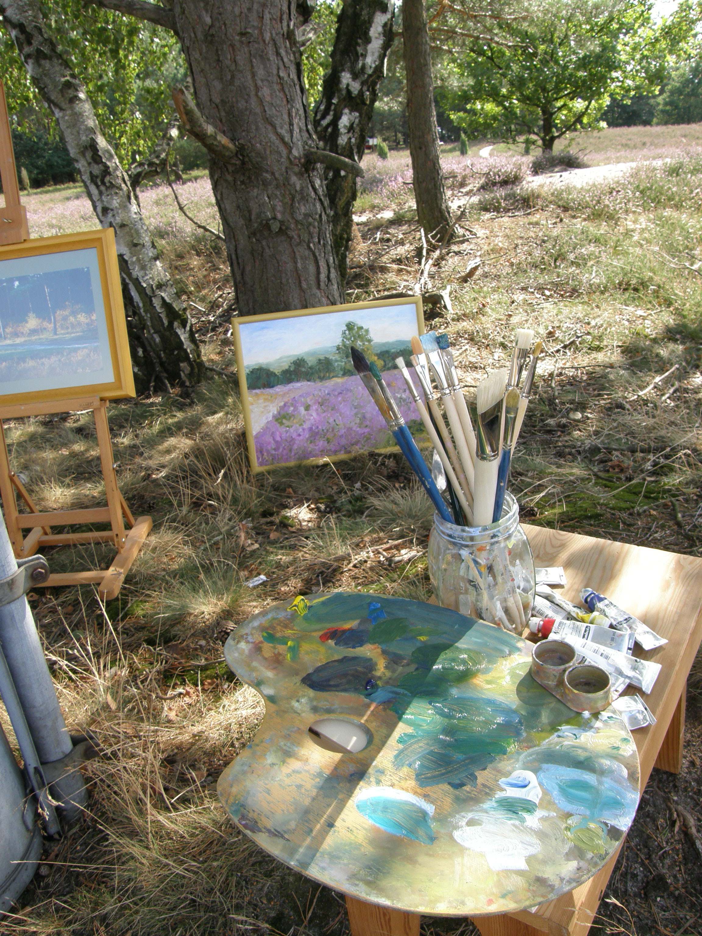 Heide- und Moormalerei - ein kreatives Kunstwochenende