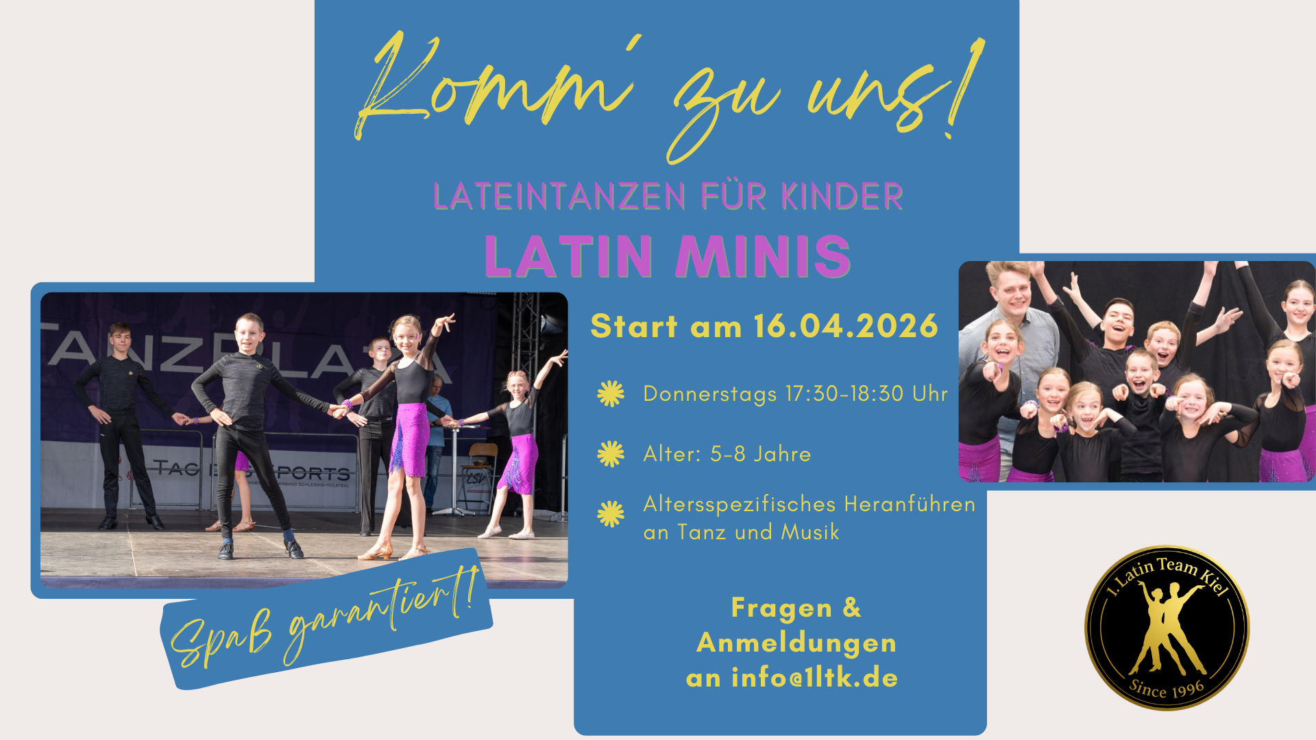Lateintanzen für Kinder