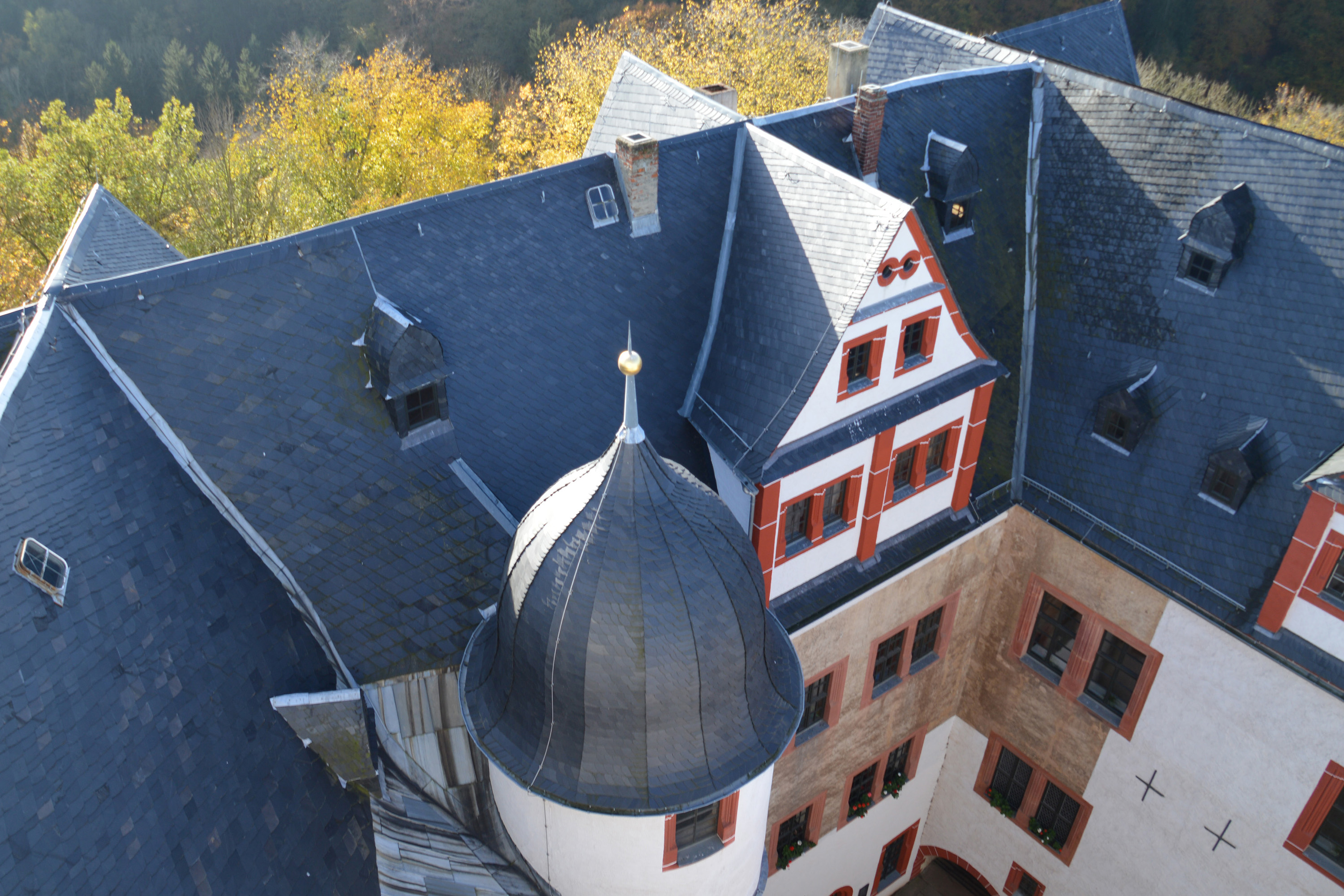 Der Rochsburg aufs Dach geschaut – Eine Turmführung auf den Bergfried