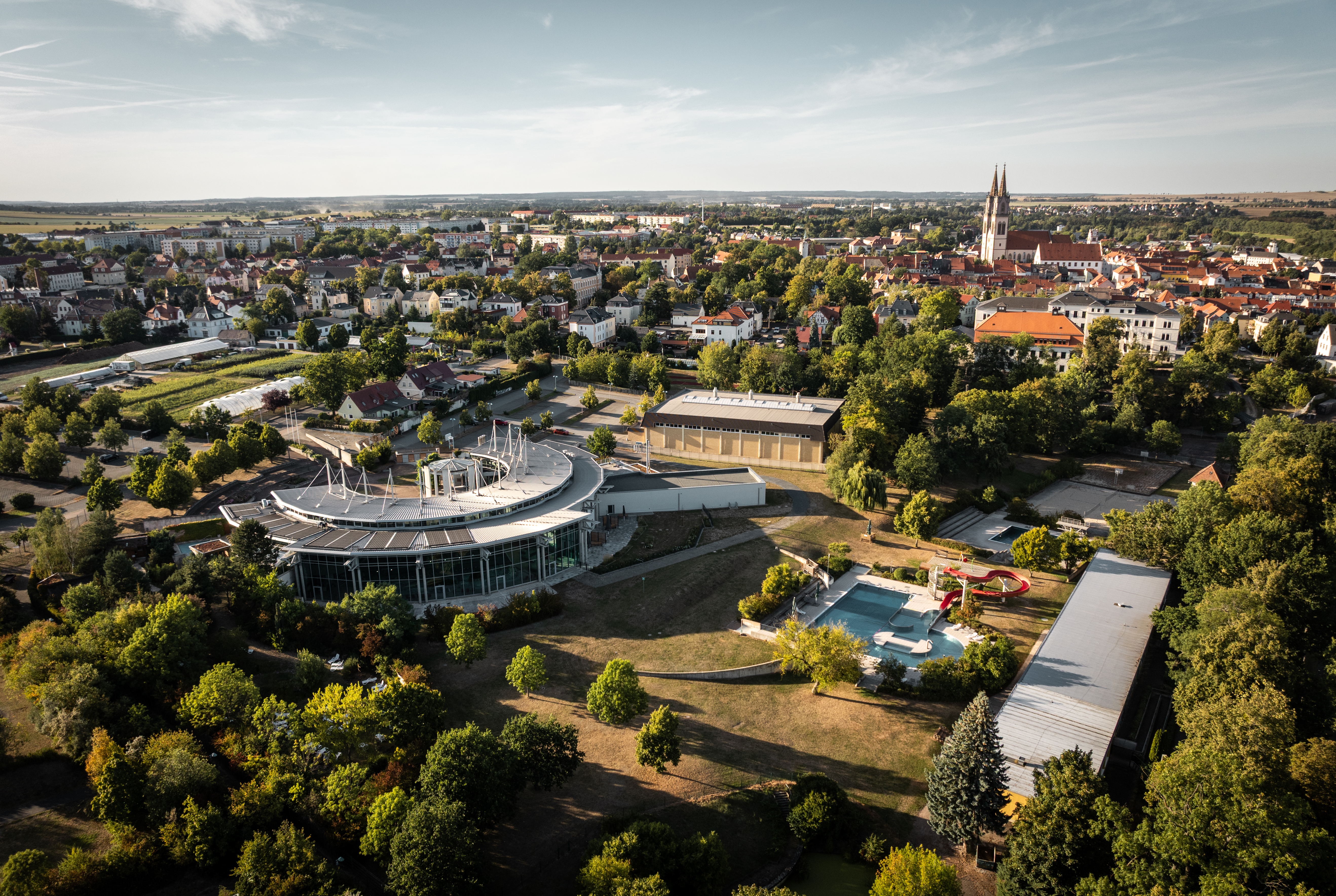 Platsch Oschatz mit Saunadorf und Schwimmhalle – Motiv