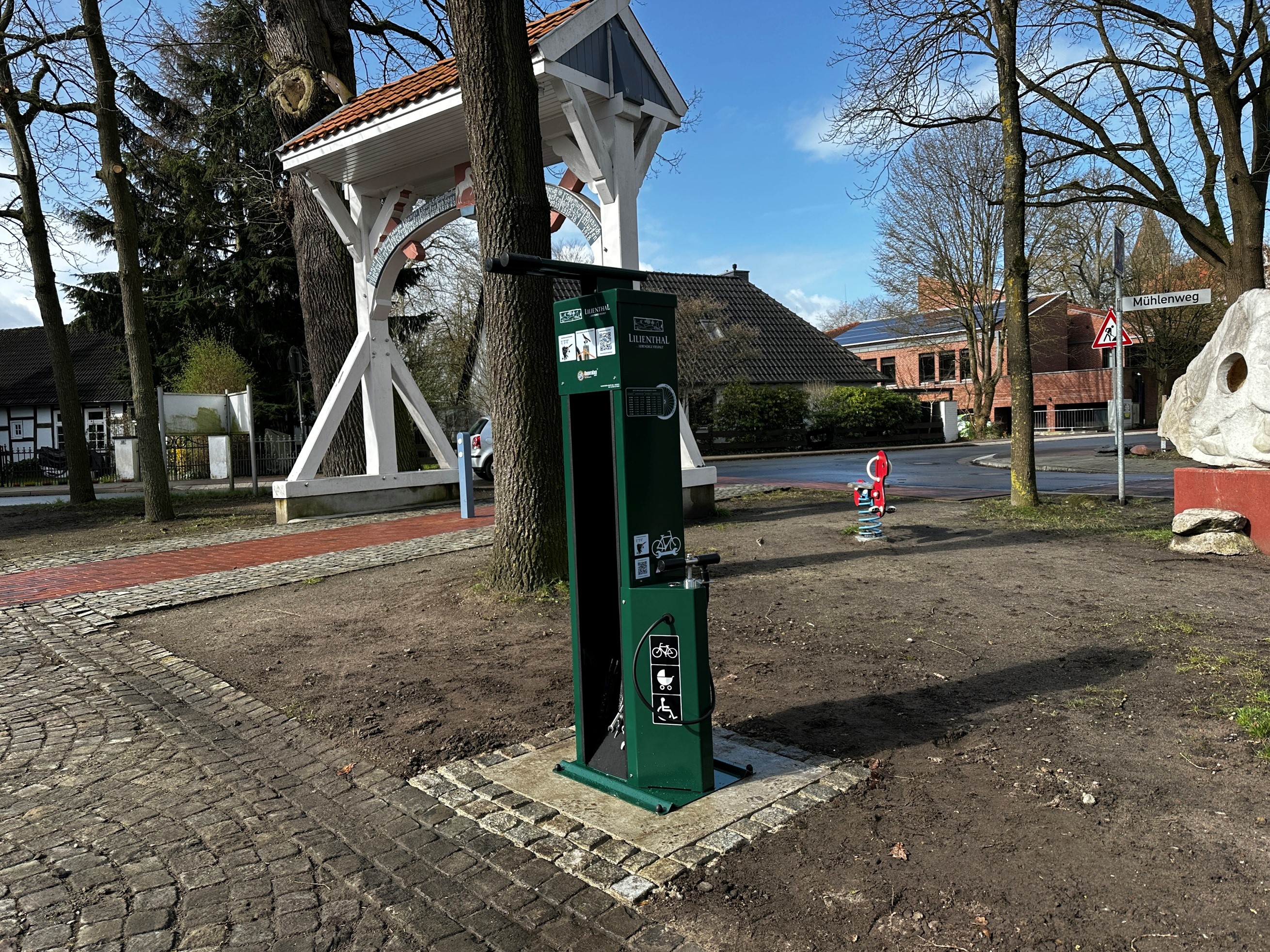 Radservicestation bei Murkens Hof