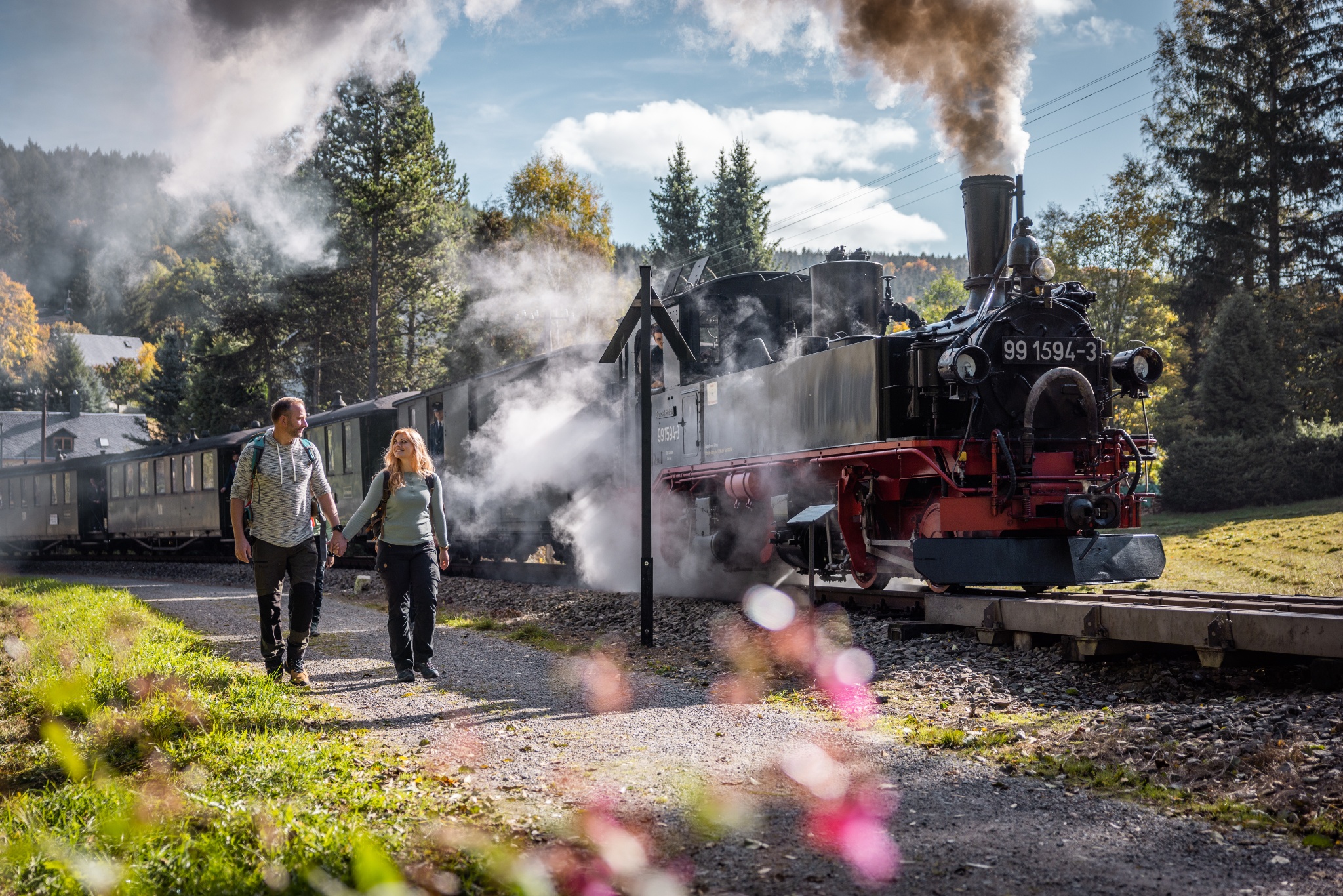 Von Dampflokträumen und Waldmagie – Motiv