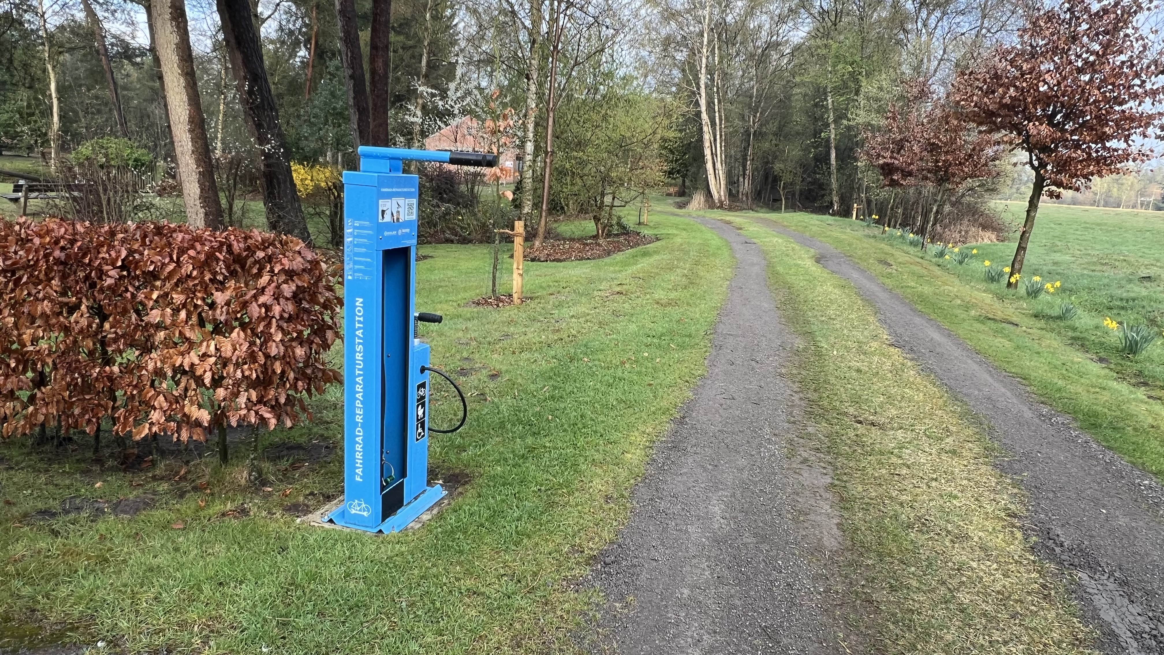 Radservicestation am Kleinen Haus im Moor
