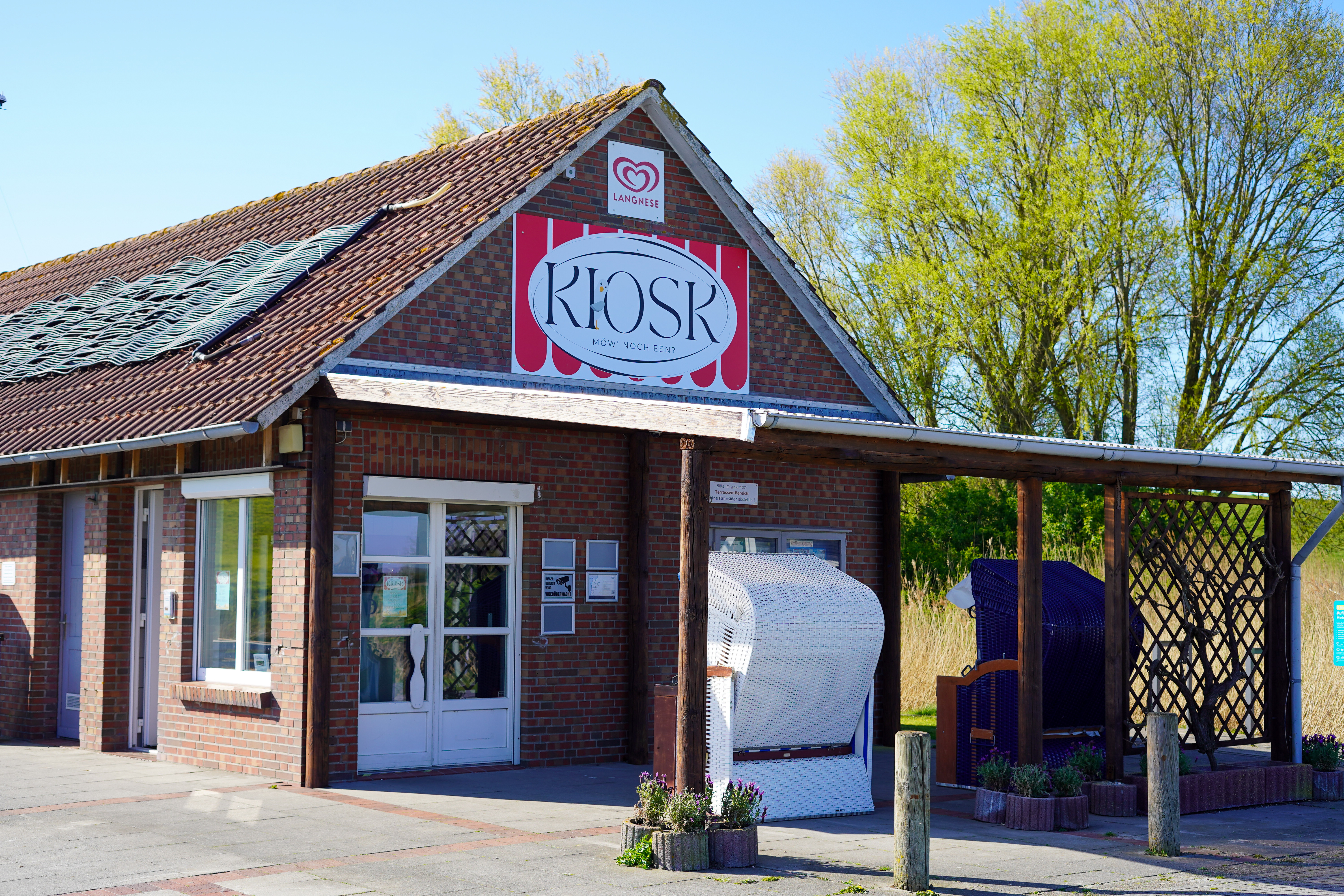 Kiosk am Trockenstrand Upleward