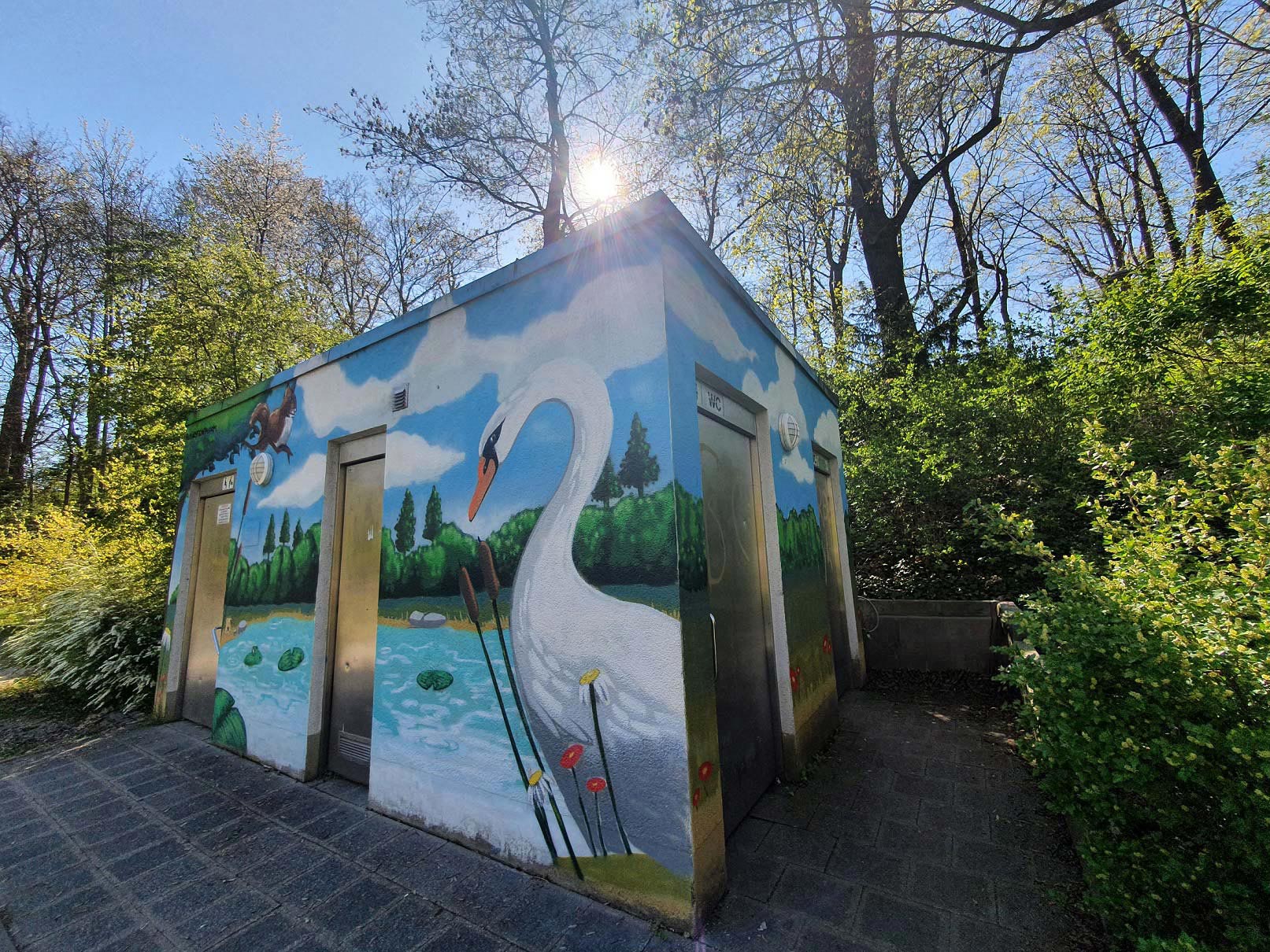Öffentliche Toilette Stadtpark