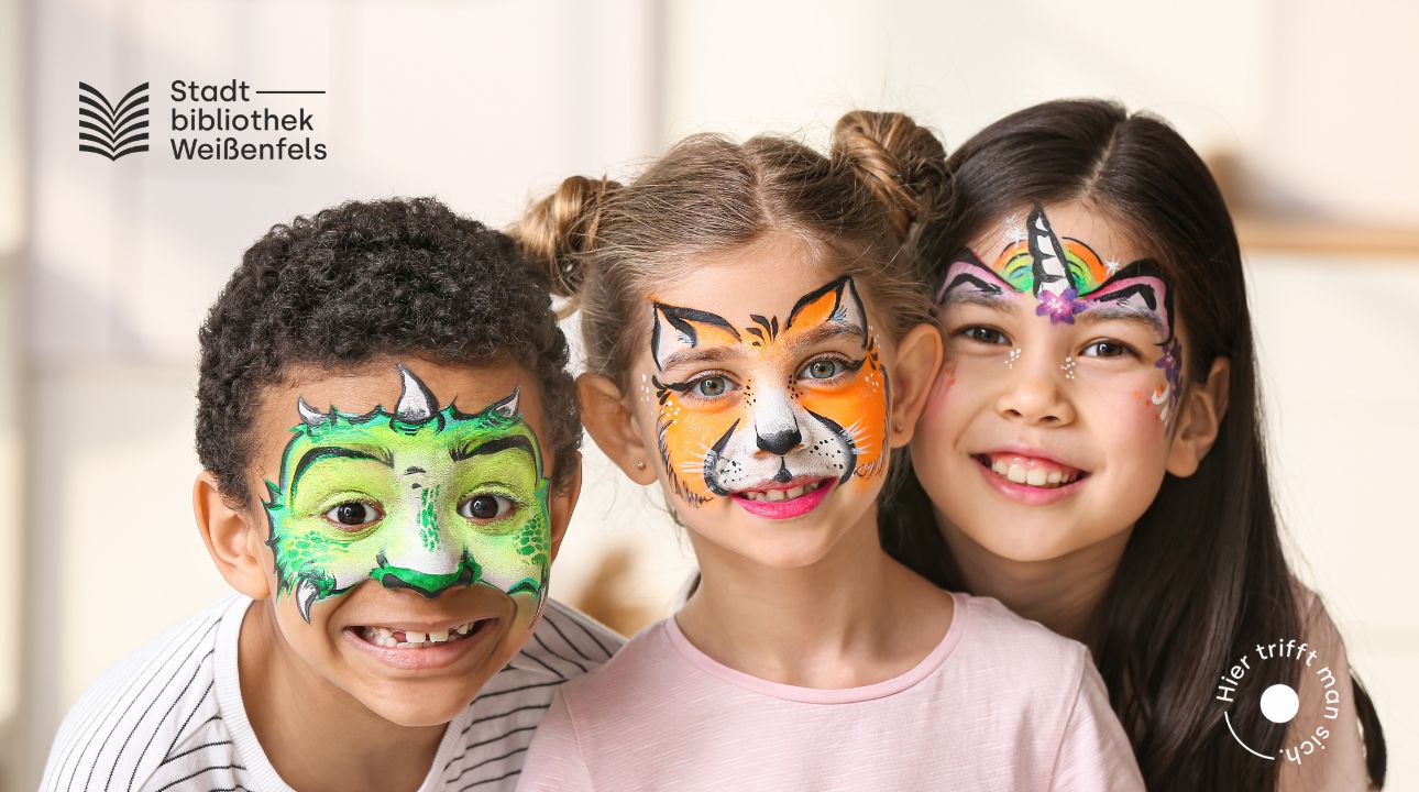 Ferien in der Stadtbibliothek - Kinderschminken