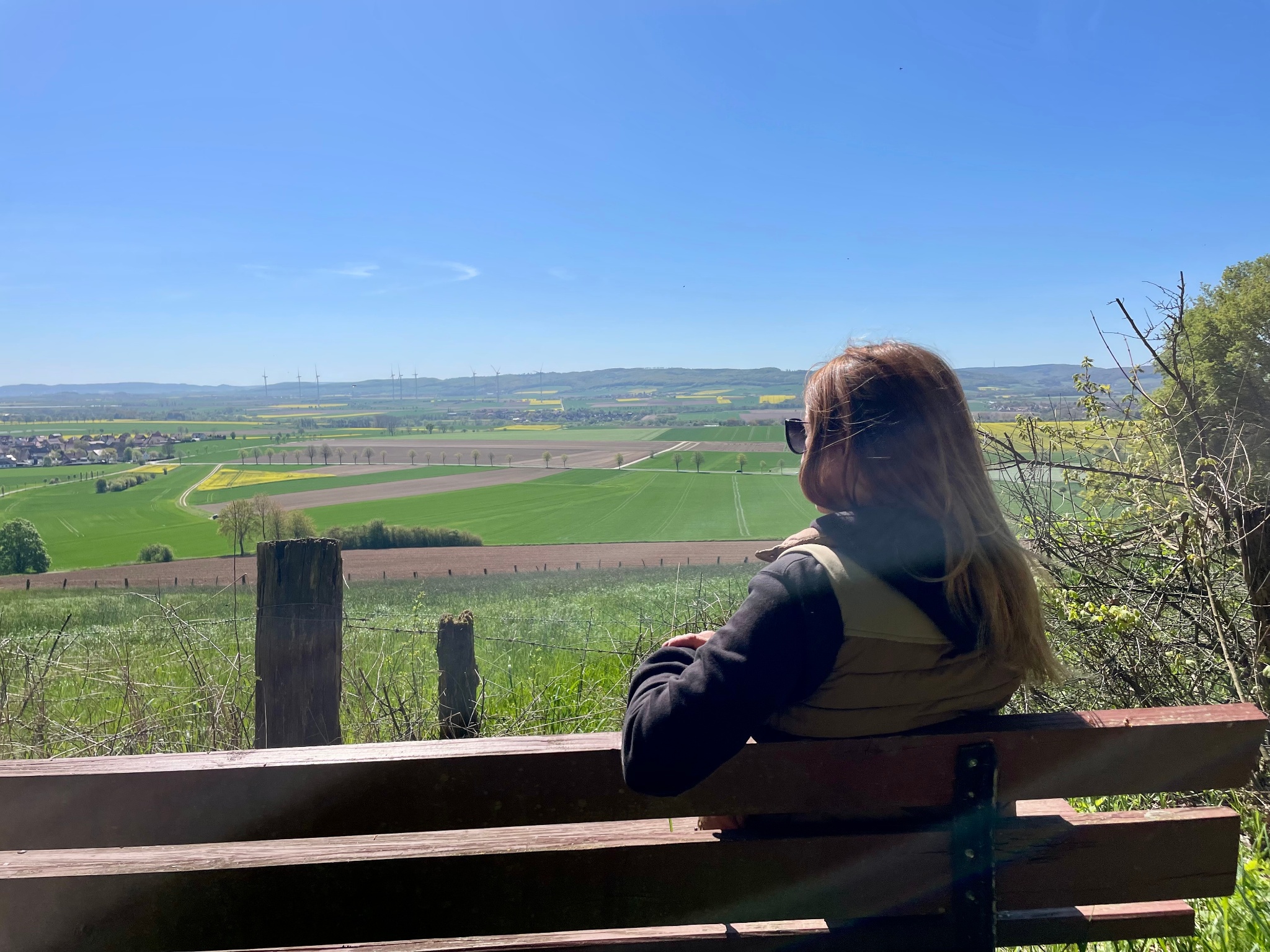 Rastplatz Ahlsburgblick und Leinetal - oberhalb von Vardeilsen
