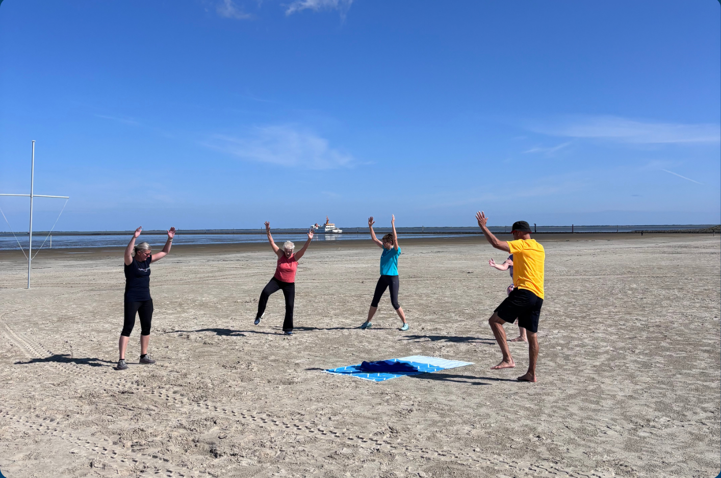 Fitness am Strand