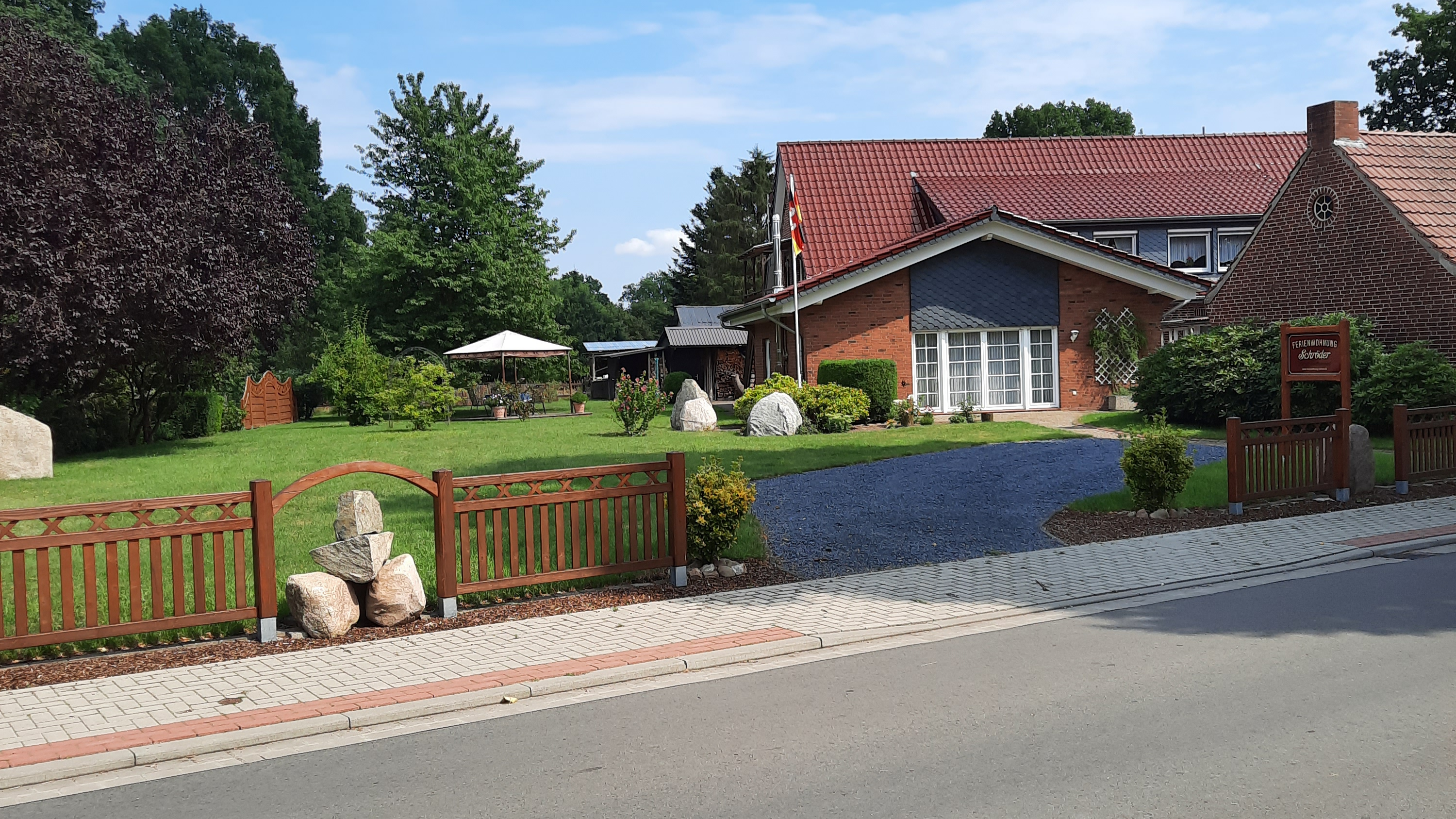 Außenansicht der Ferienwohnung Schröder