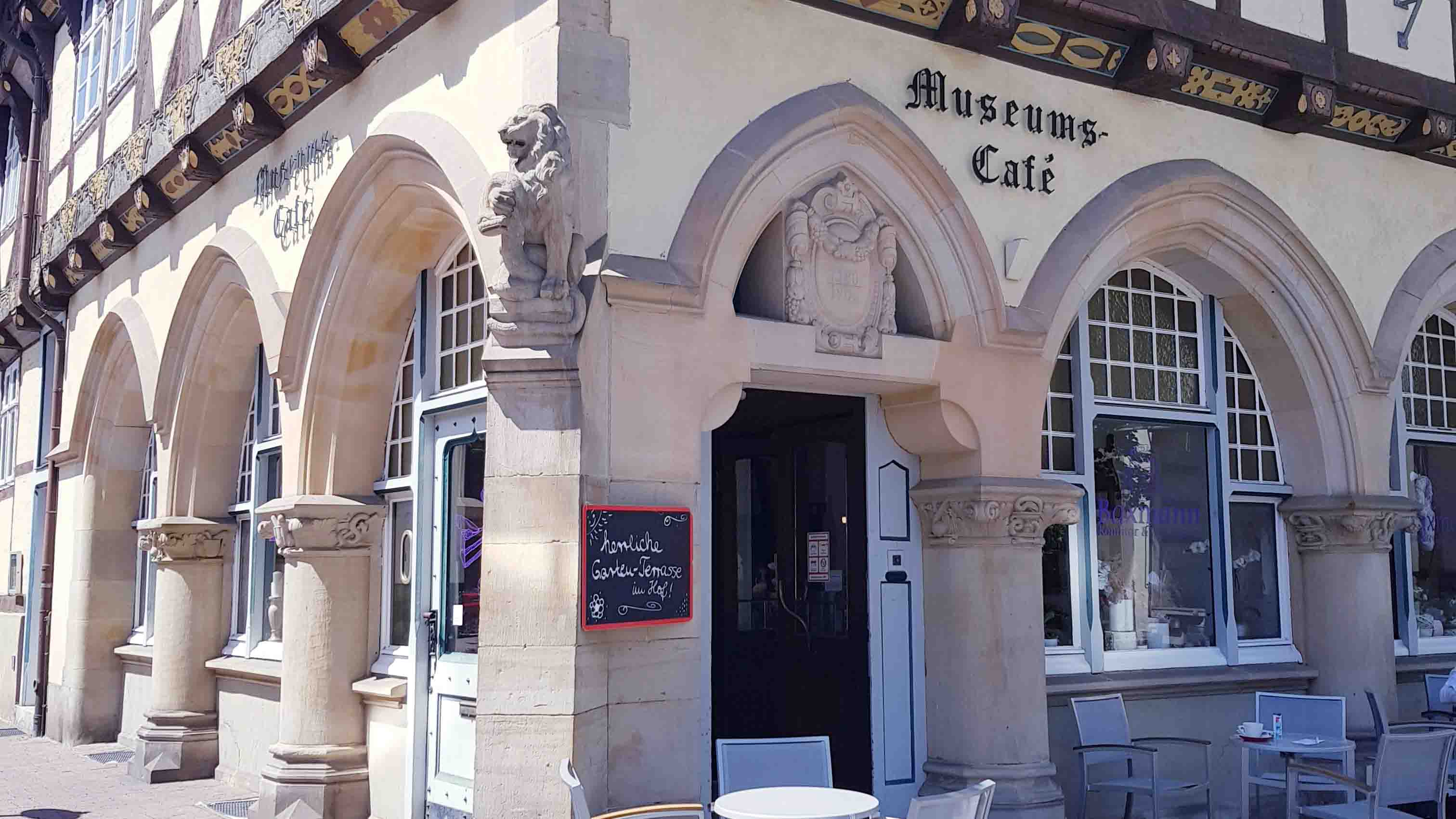 Café Baxmann Celle, Eingang