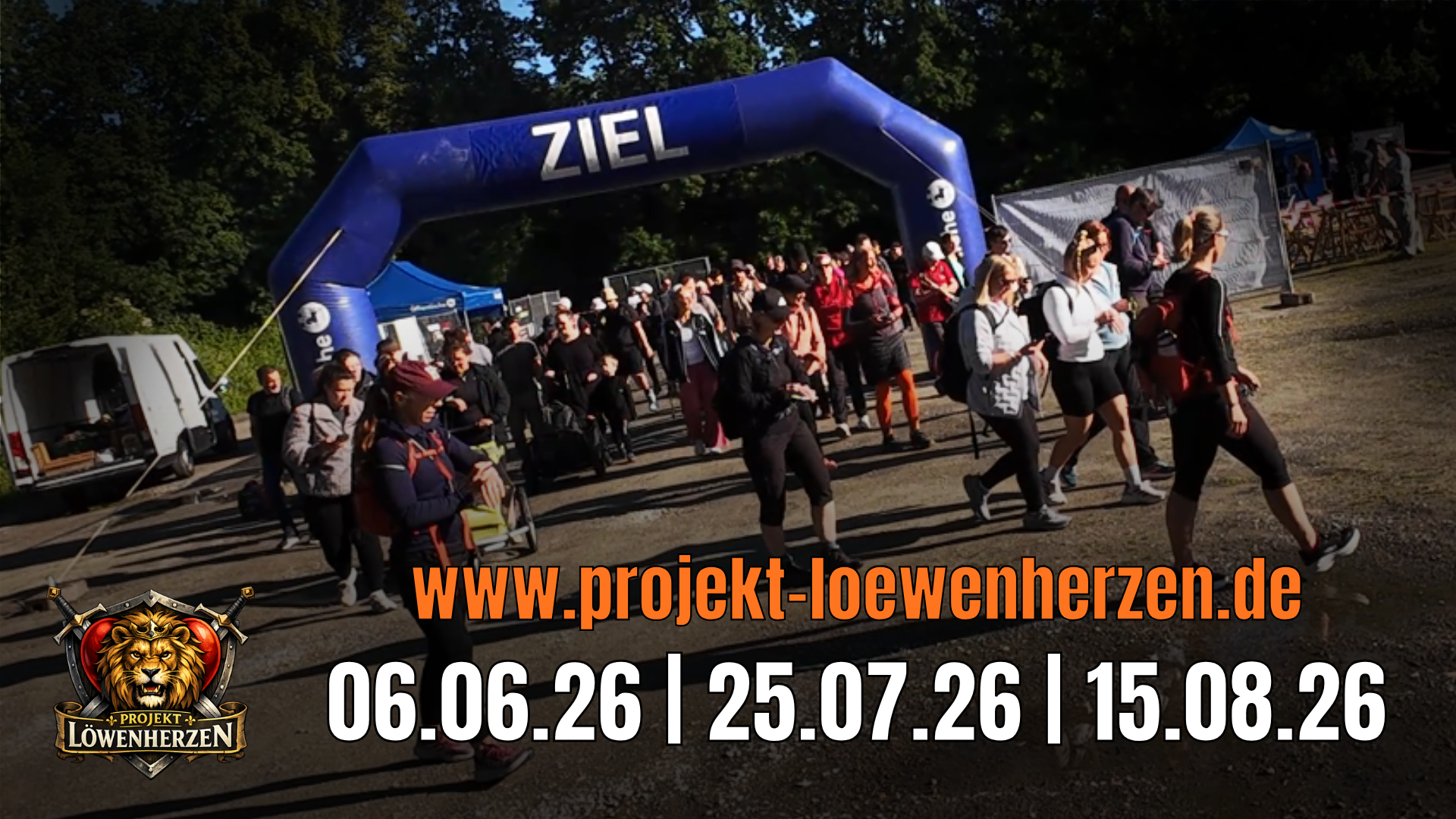 Projekt Löwenherzen - Wir für Euch - Spendenmarsch