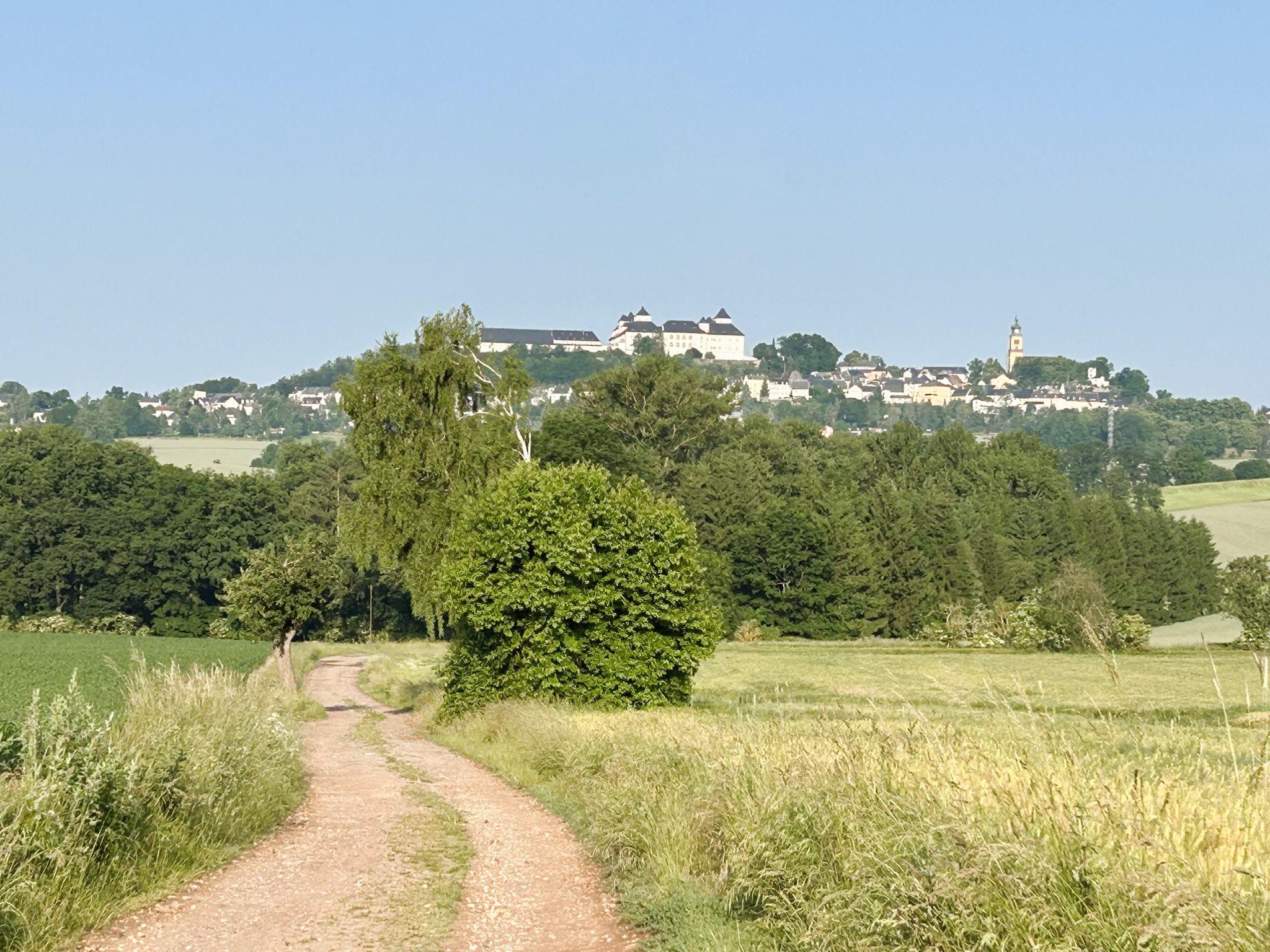 Blick Augustusburg