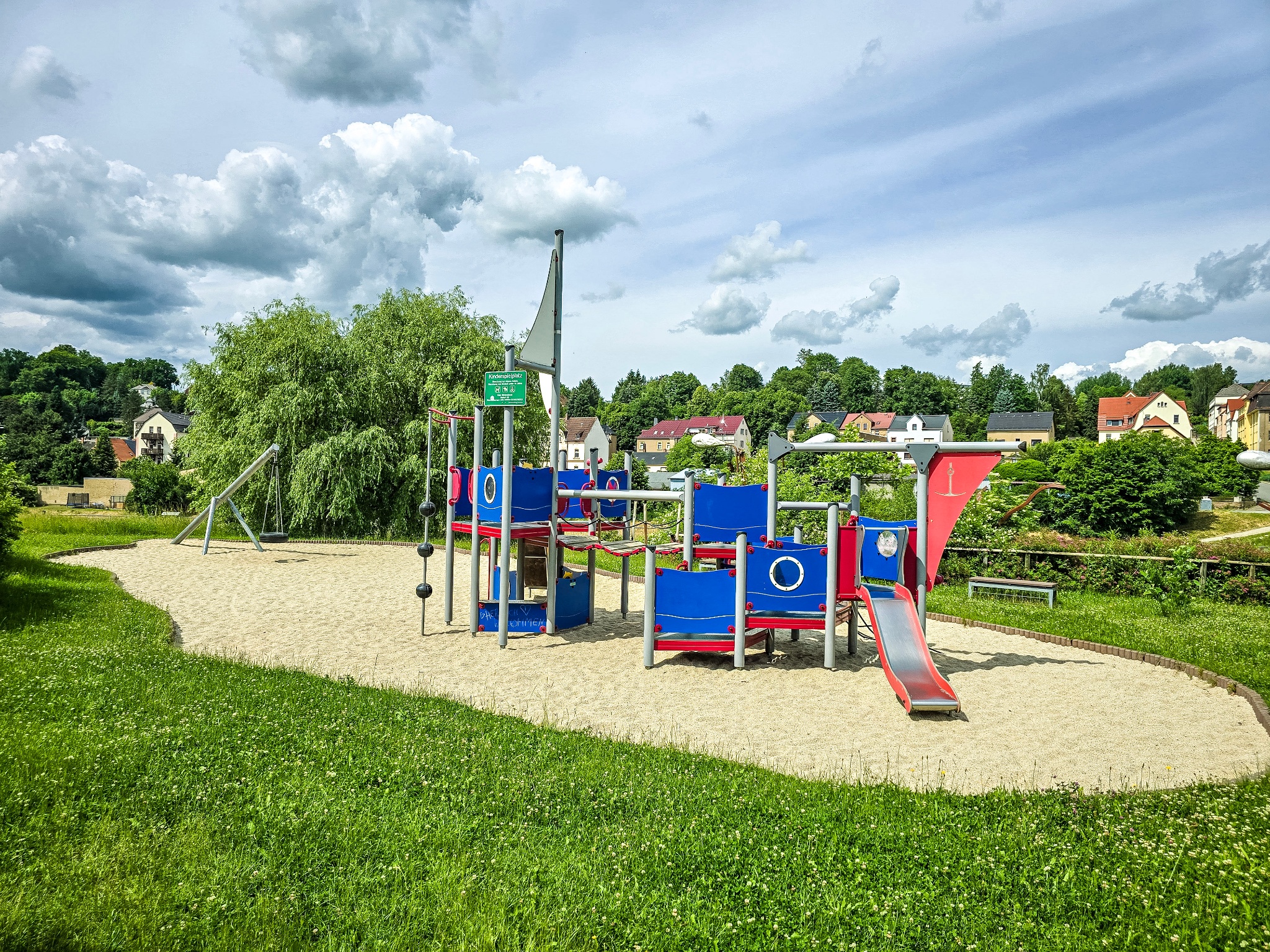 Spielplatz „Muldenterrasse“ Lunzenau – Motiv