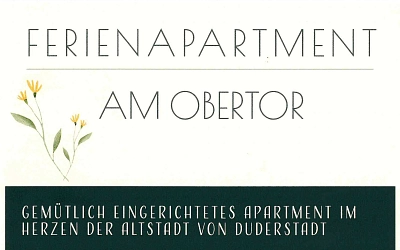 Ferienapartment am Obertor, Duderstadt
