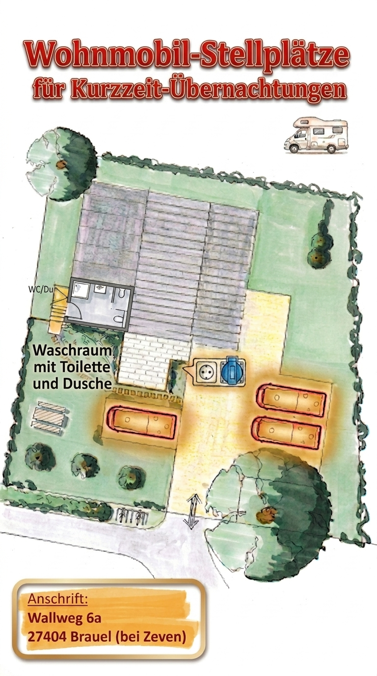 Lageplan - Wohnmobilstellplatz Brauel
