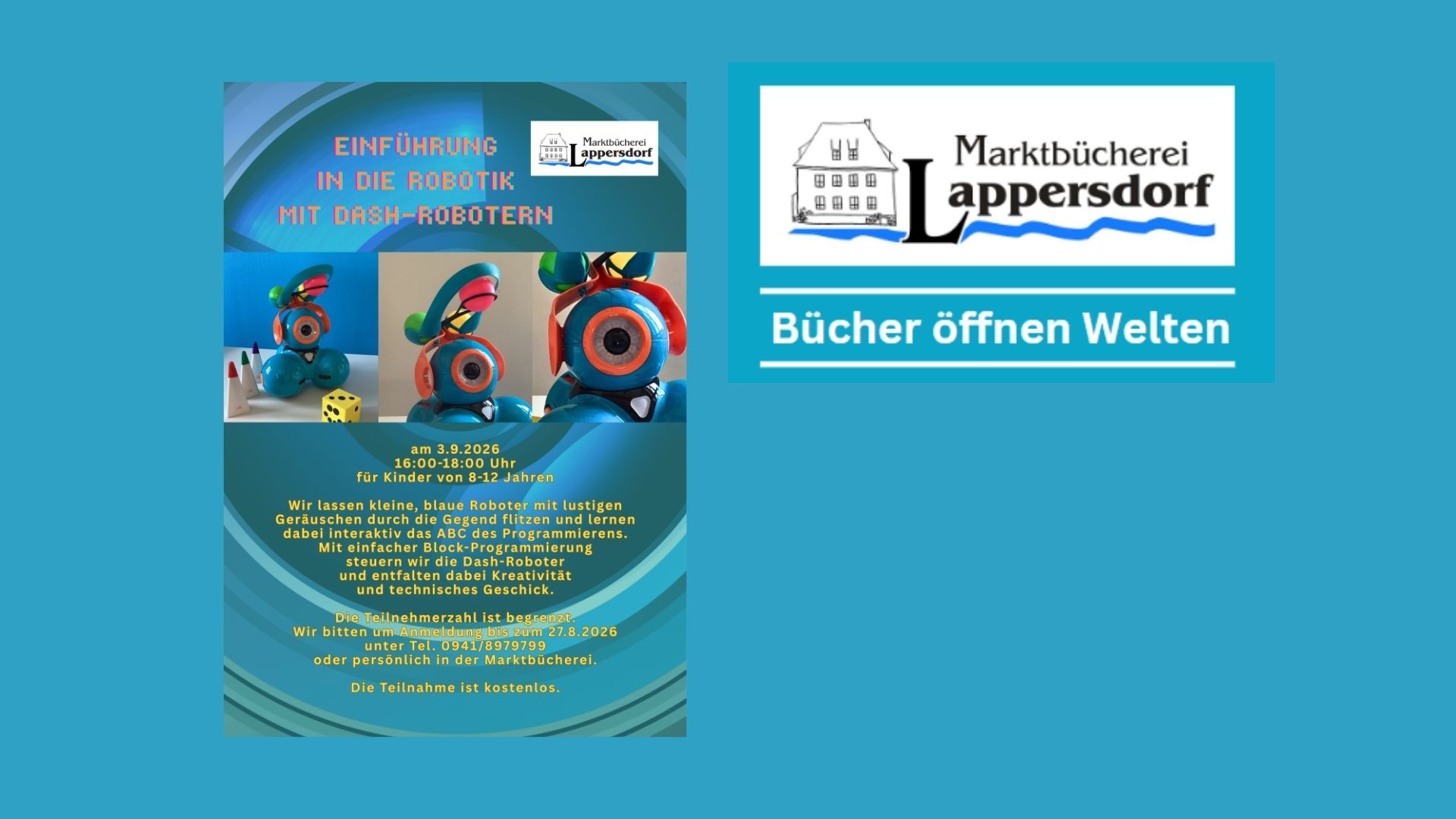 Einführung in die Robotik mit Dash-Robotern