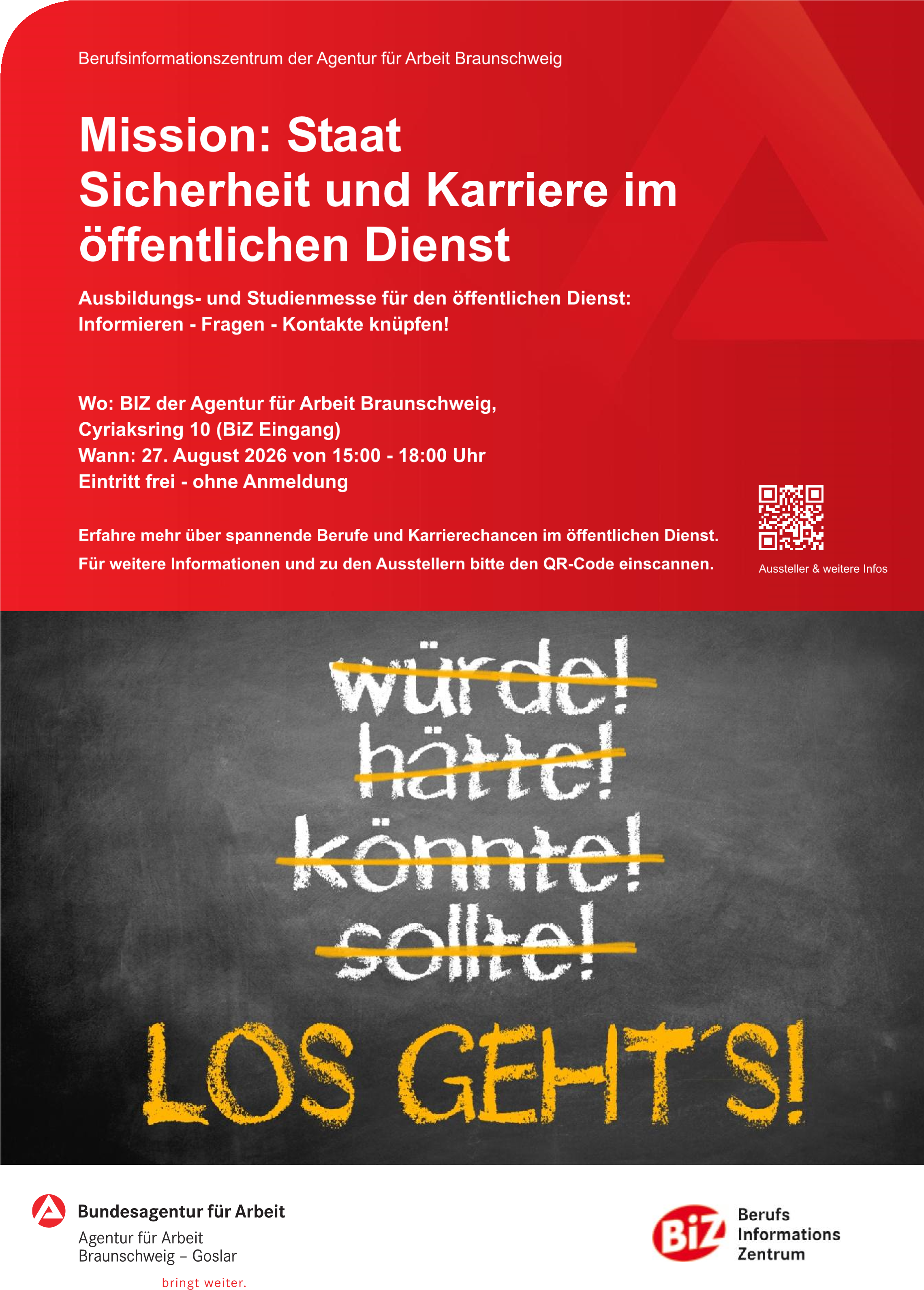 Missio: Staat Sicherheit und Karriere im öffentlichen Dienst