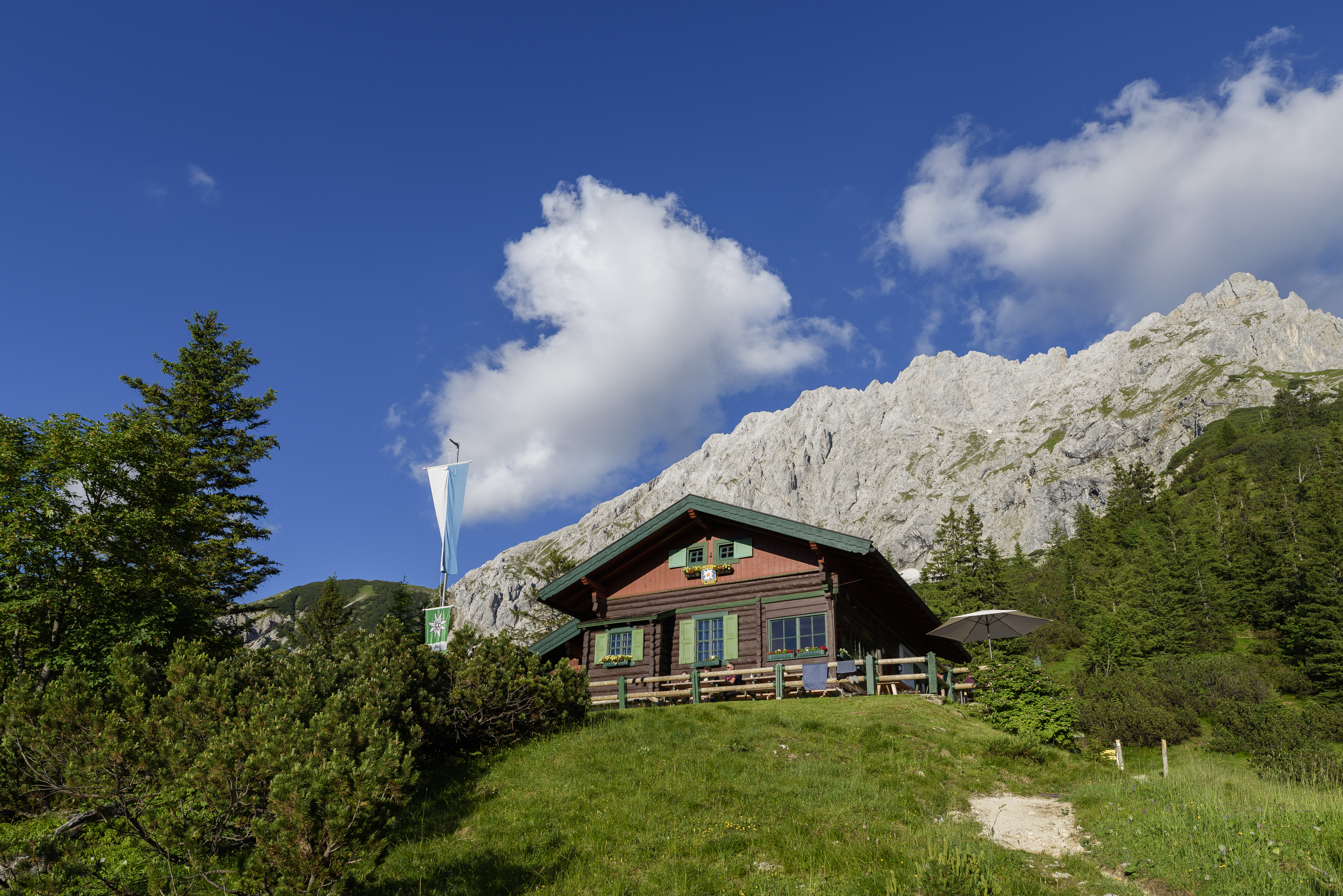 Bergtour zur Hochlandhütte bei Mittenwald