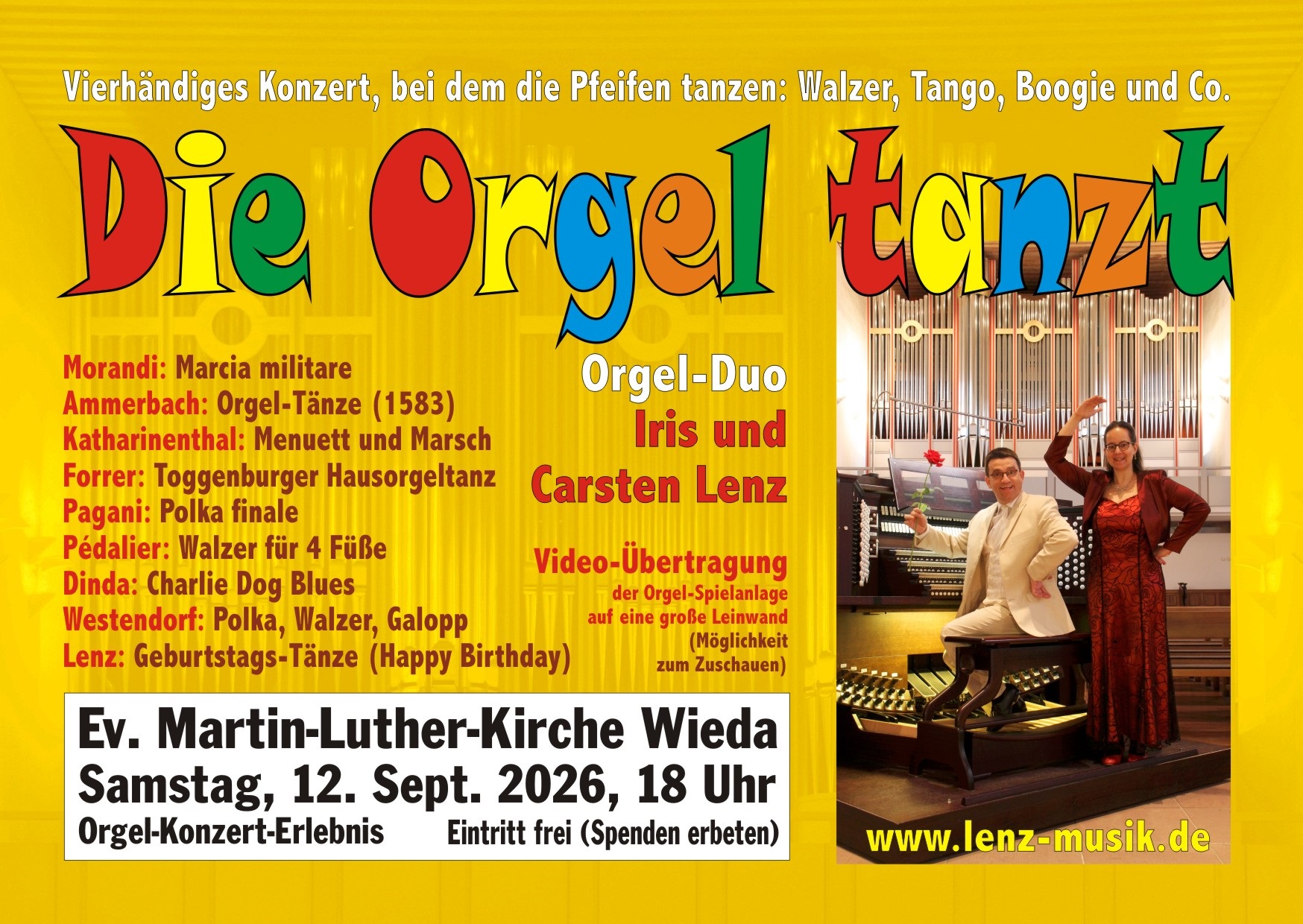 Die Orgel tanzt - Walzer, Tango, Boogie und Co.