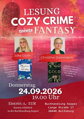 Lesung COZY CRIME meets FANTASY