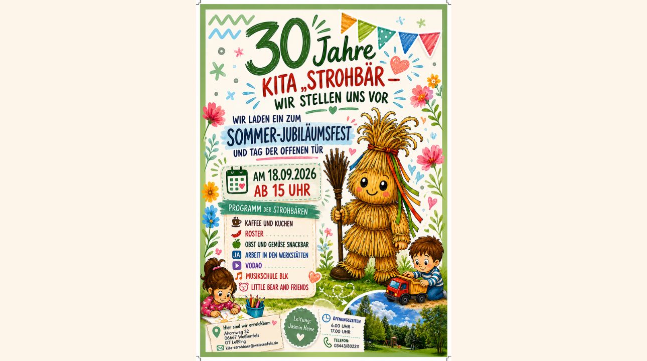 30 Jahre KITA STROHB&Auml;R