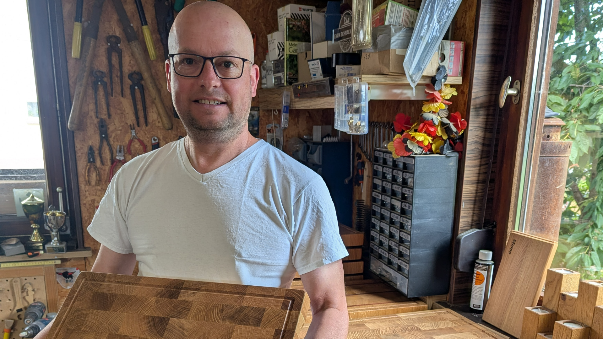 Stirnholzschneidebretter von Henrik Schnackenberg