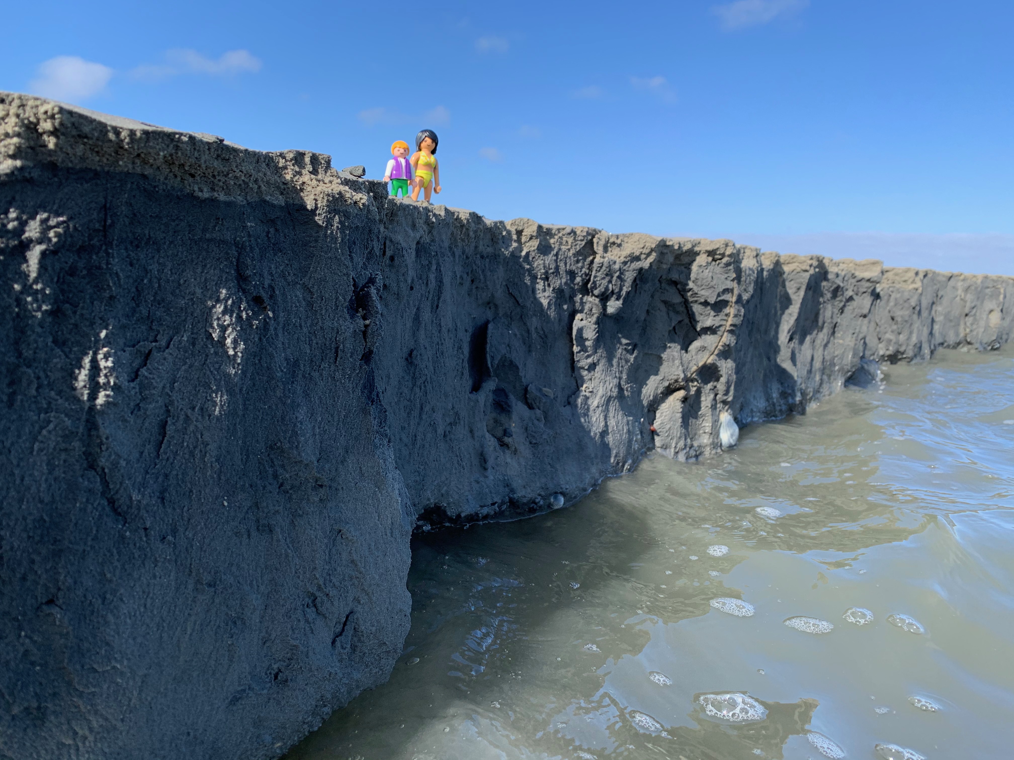 Wattwanderung zu den Little Canyons