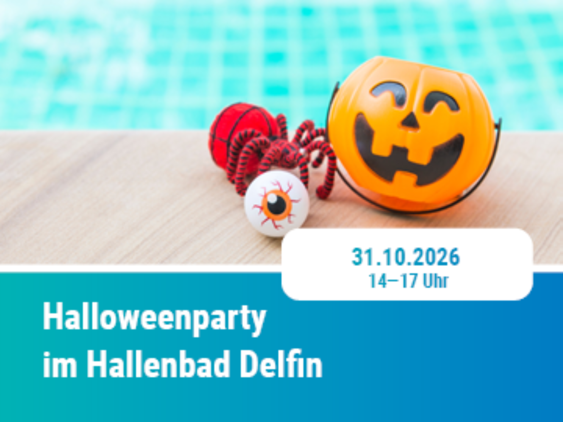 Halloweenparty im Hallenbad Delfin