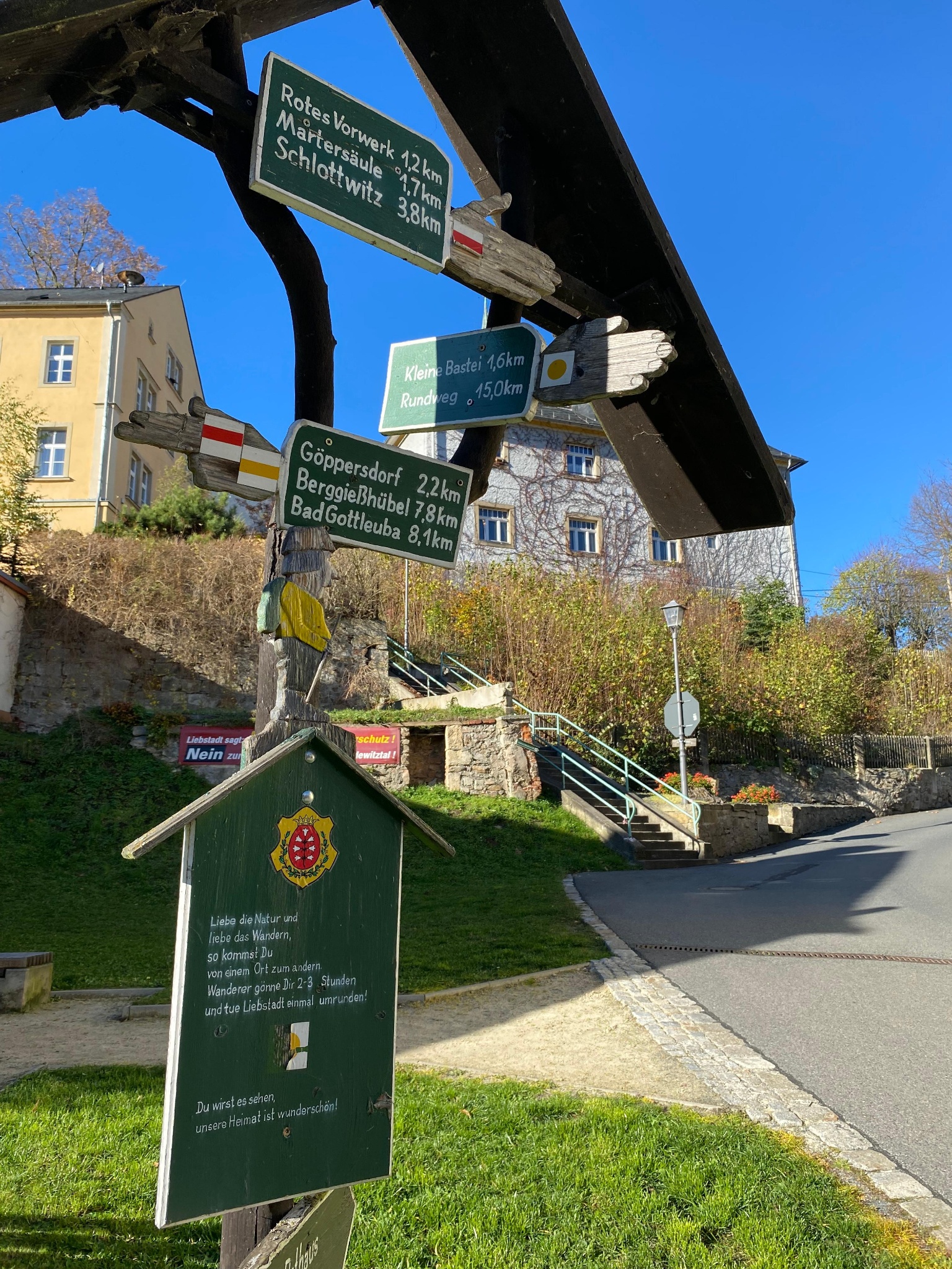 Liebstadt: Rundwanderung mit Schloss Kuckuckstein