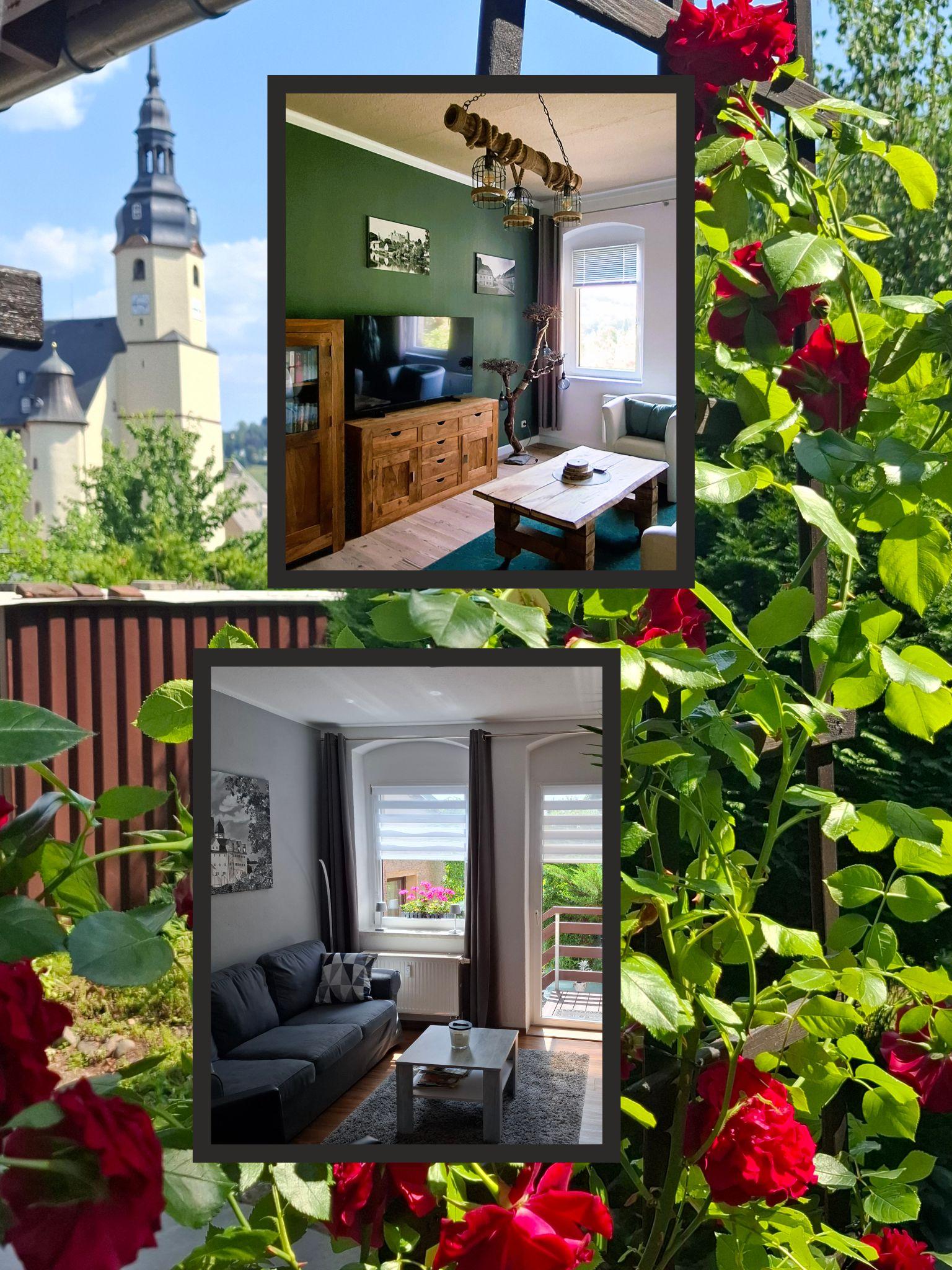 Ferienwohnung mit Terrasse im Zschopauer Herzen