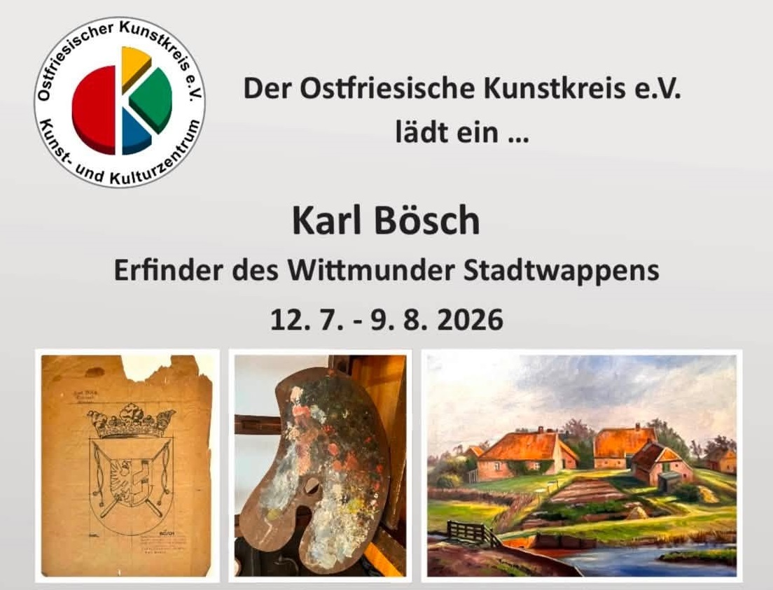 Ausstellung Karl B&ouml;sch - Erfinder des Wittmunder Stadtwappens