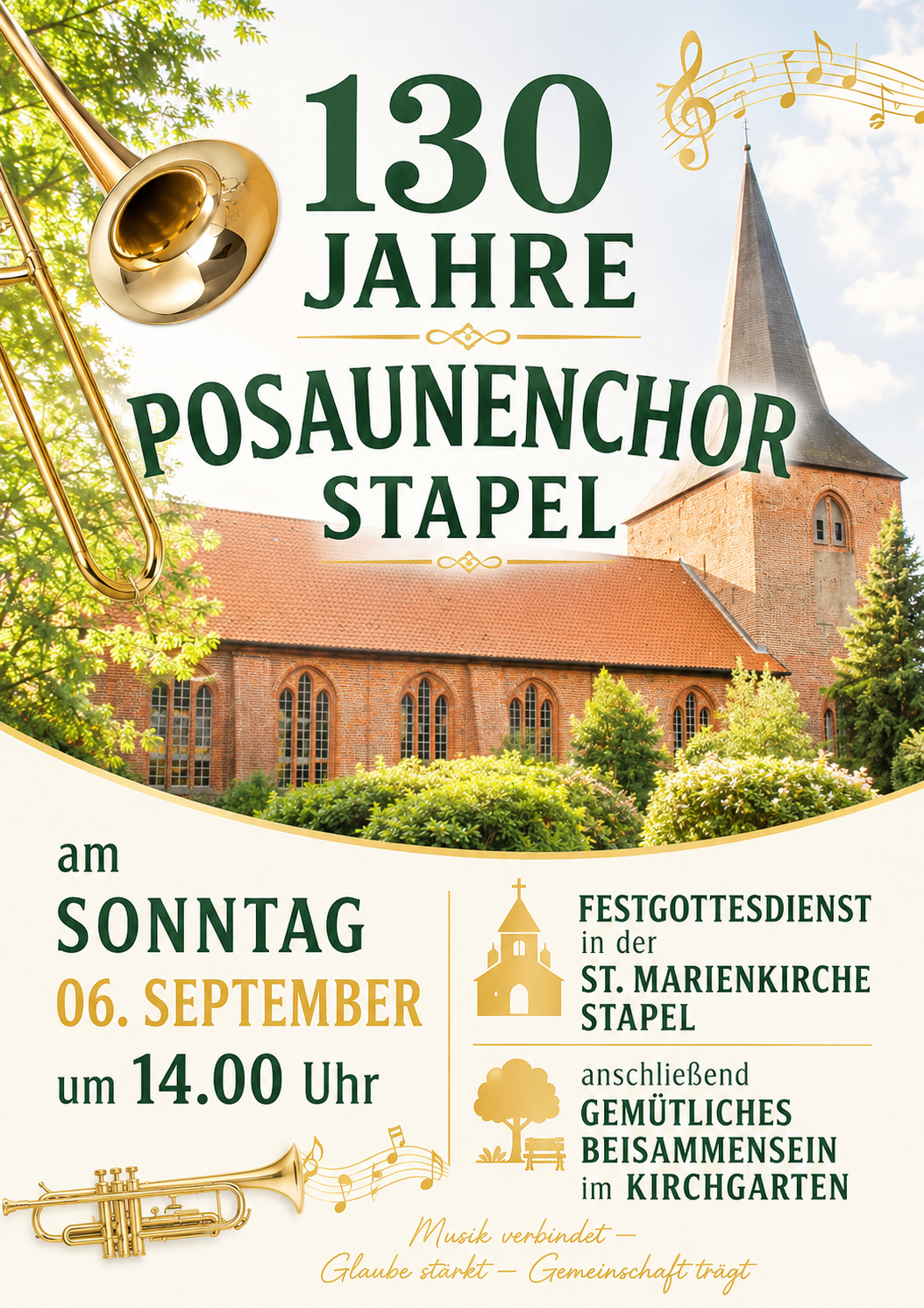 130 Jahre Posaunenchor Stapel