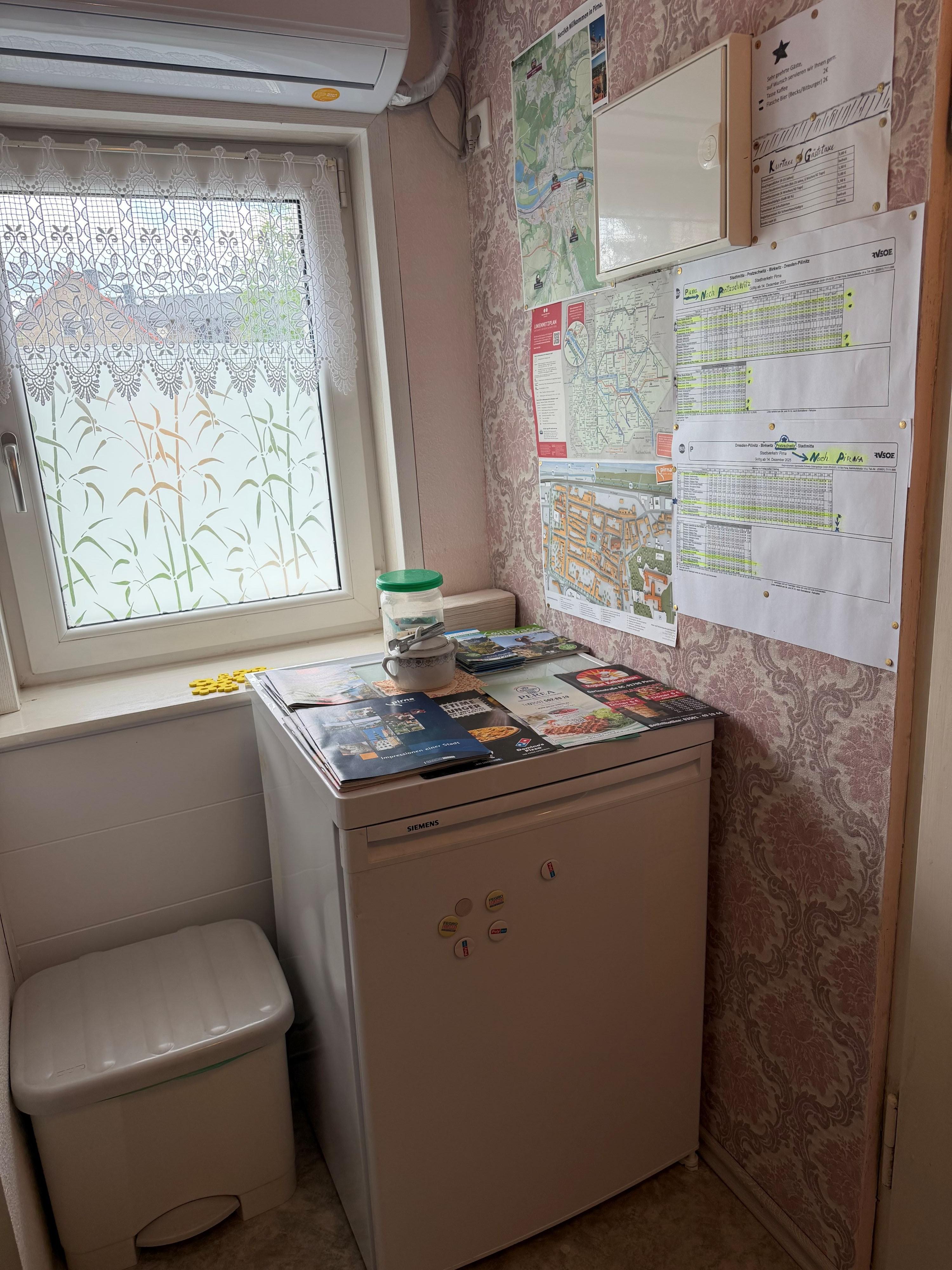 Kühlschrank für alle Gäste des Hauses