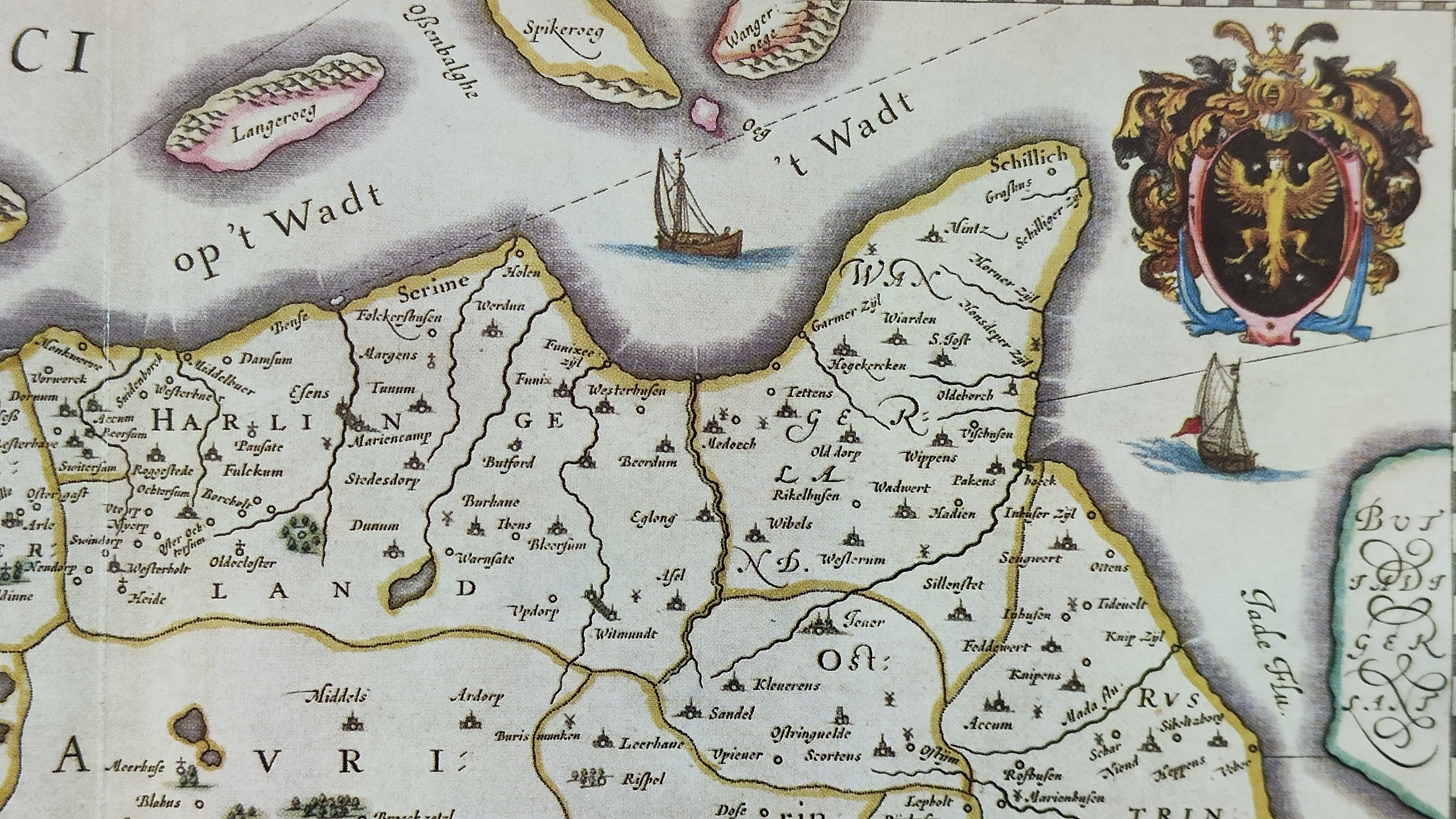 Das Harlingerland auf See- und Landkarten der letzten 500 Jahre