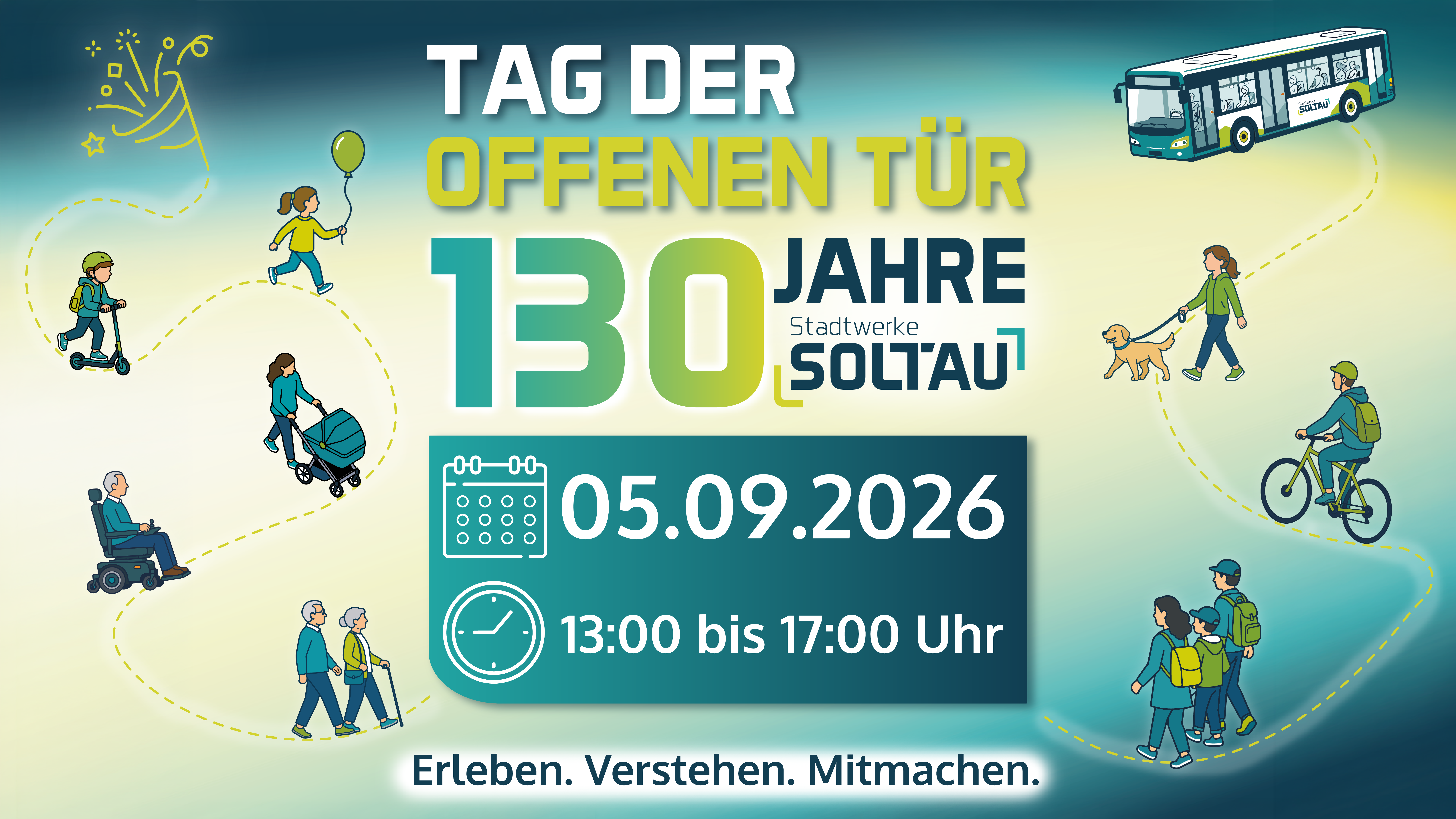 130 Jahre Stadtwerke Soltau - Einladung zum Tag der offenen Tür