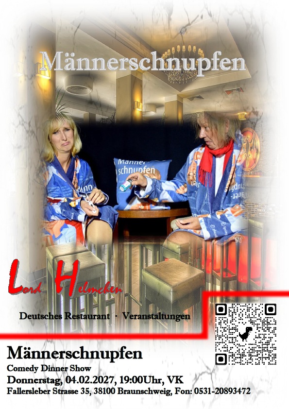 Männerschnupfen Comedy Dinner Show