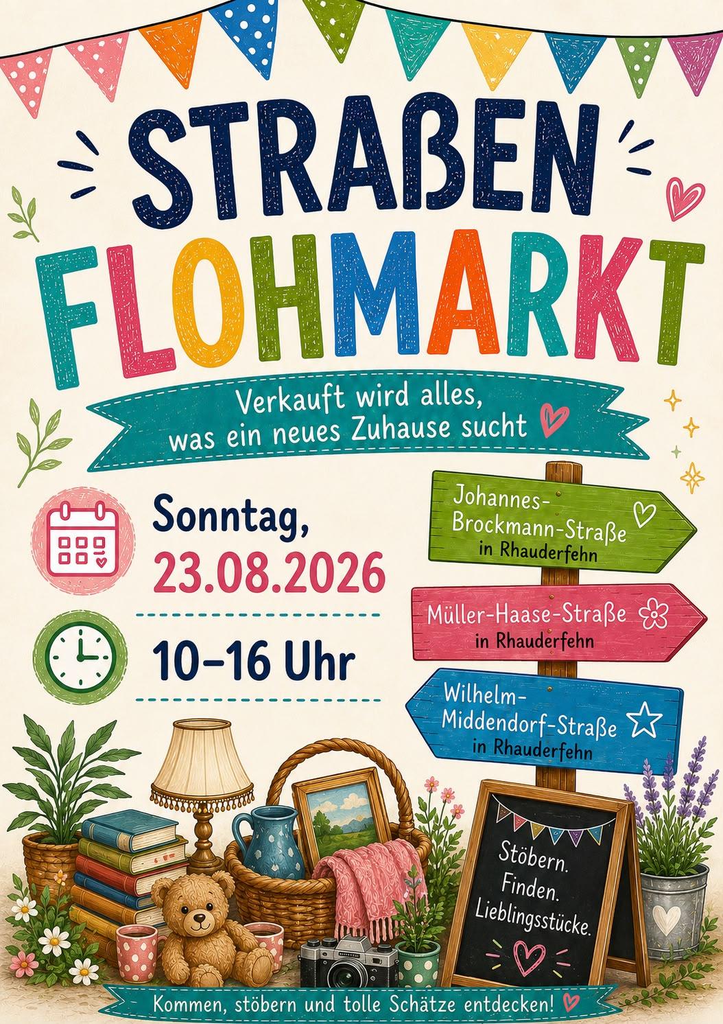 Straßenflohmarkt Rhauderfehn