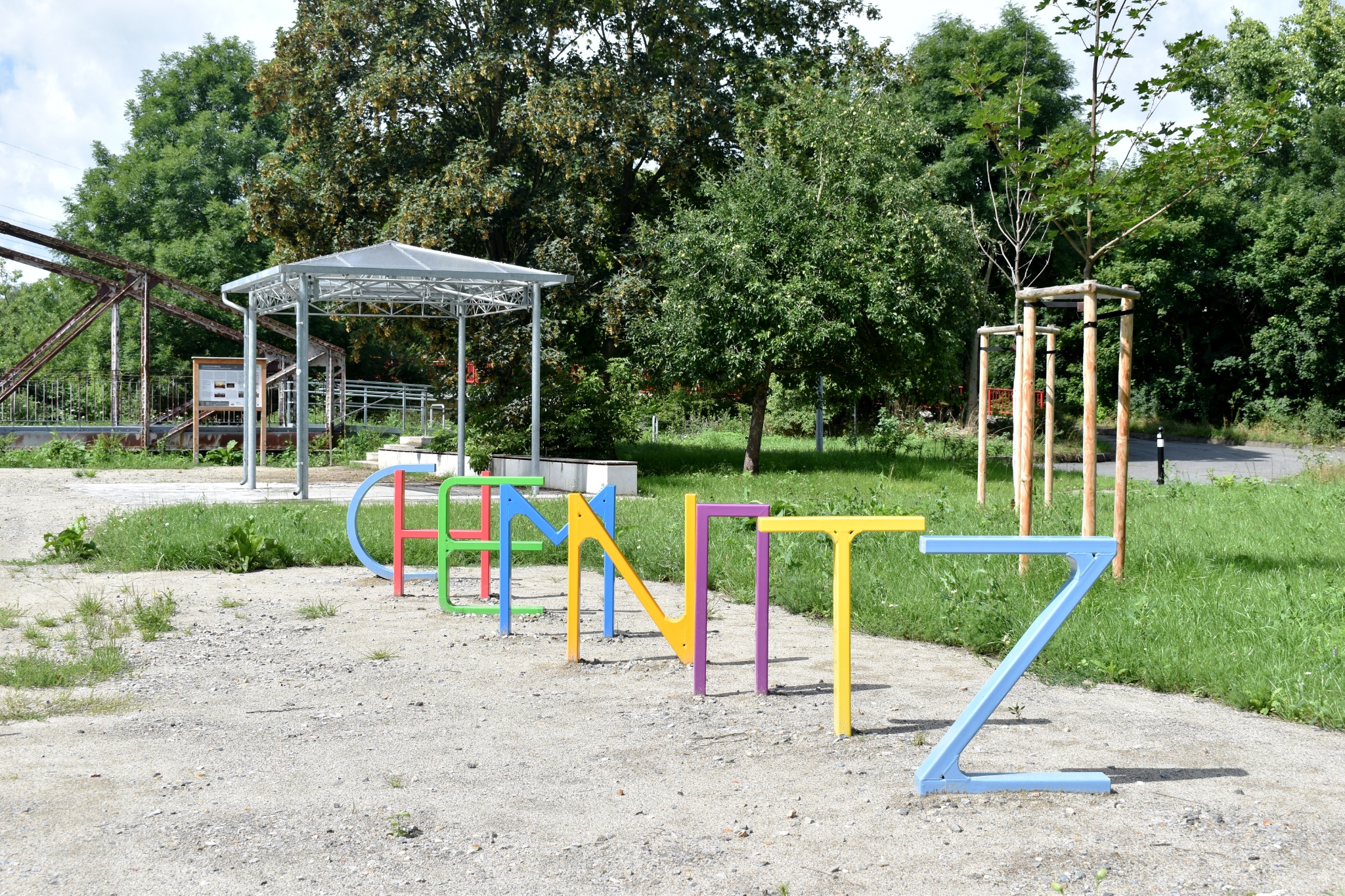 Rastplatz Chemnitztal-Radweg – Motiv